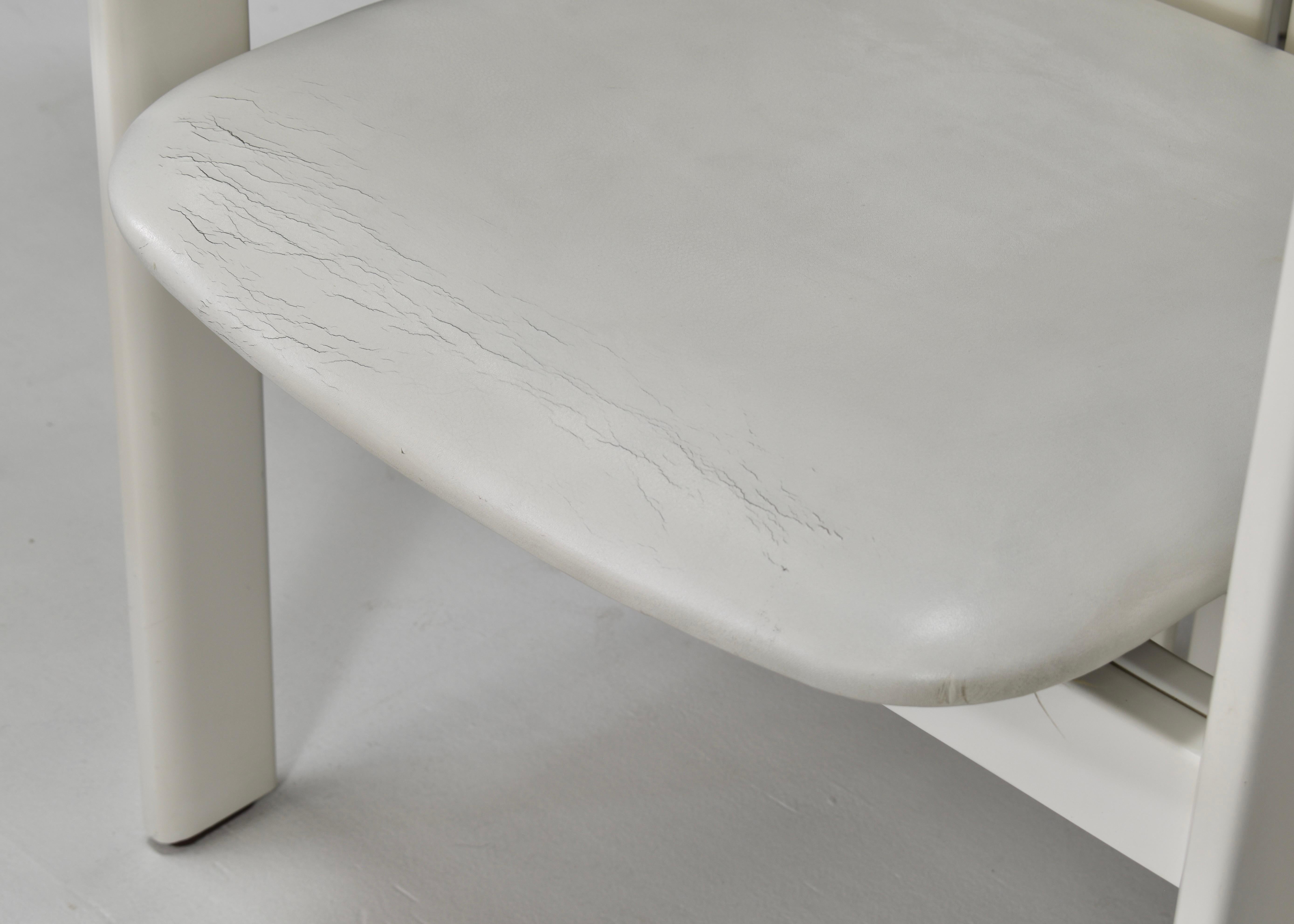 Set of 8 Pamplona Chairs in Leather by Augusto Savini for POZZI - Italy, 1965 For Sale 2