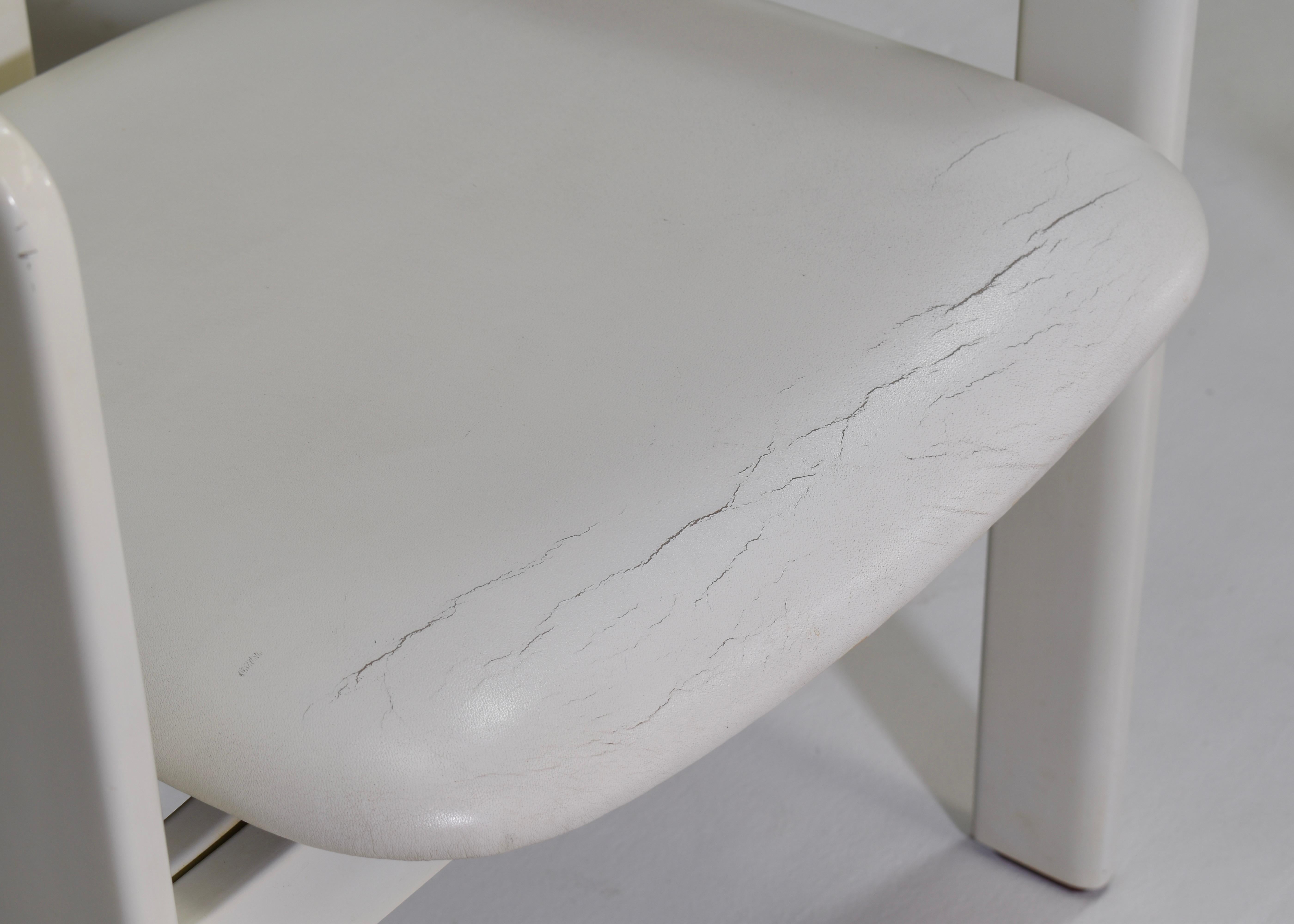 Set of 8 Pamplona Chairs in Leather by Augusto Savini for POZZI - Italy, 1965 For Sale 4