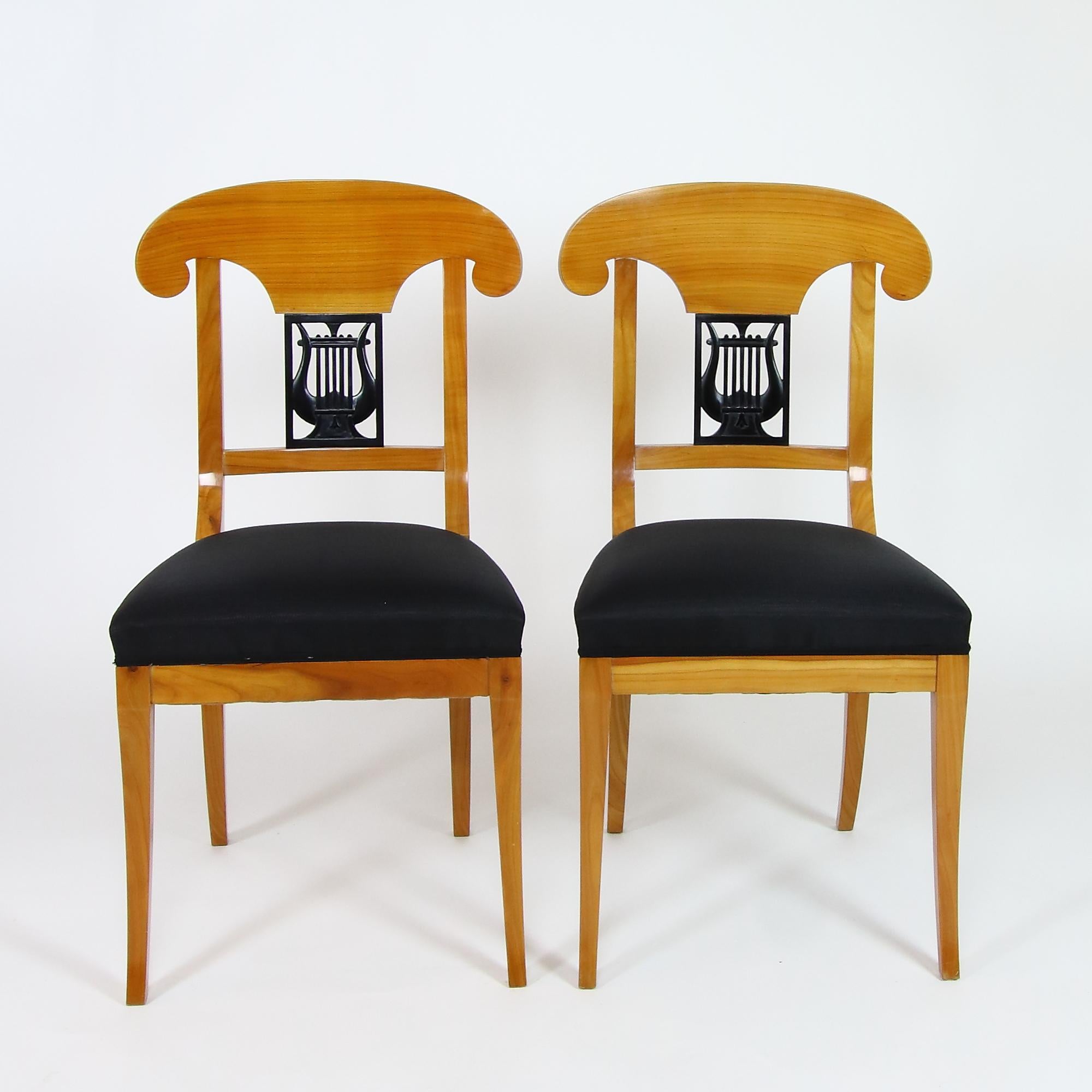 Set of 8 Partially Early 19th German Biedermeier Saxe-Coburg Provenance Chairs For Sale 13