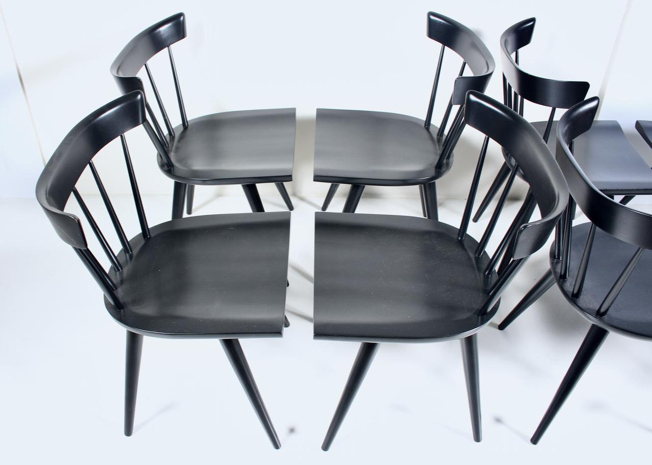 Mid-20th Century Set of 10 Paul McCobb Planner Group Model 1531 Black Side Chairs, 1950s For Sale