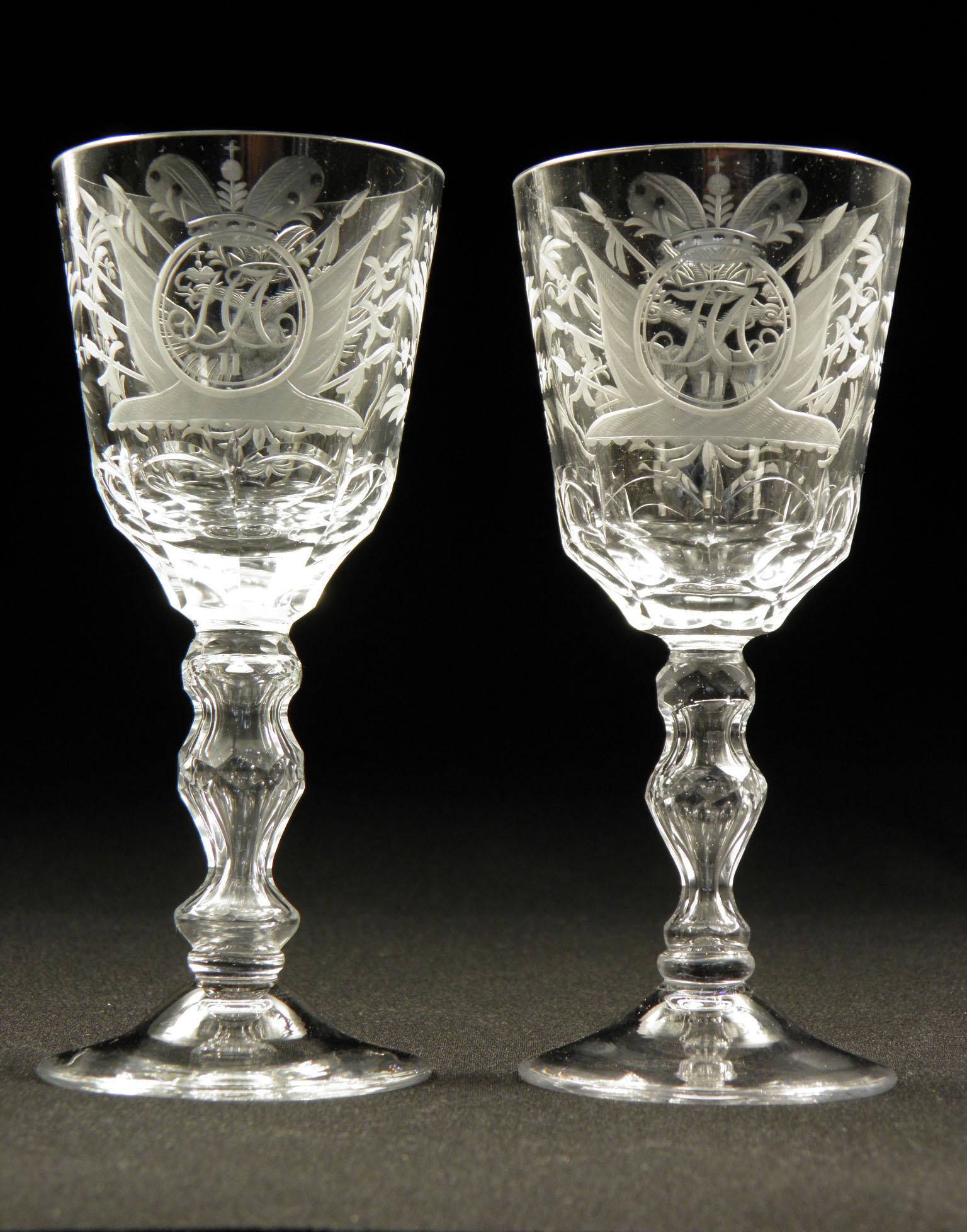 russian crystal wine glasses