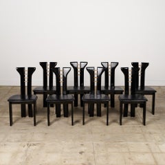 Set of 8 Pierre Cardin Dining Chairs for Roche Bobois