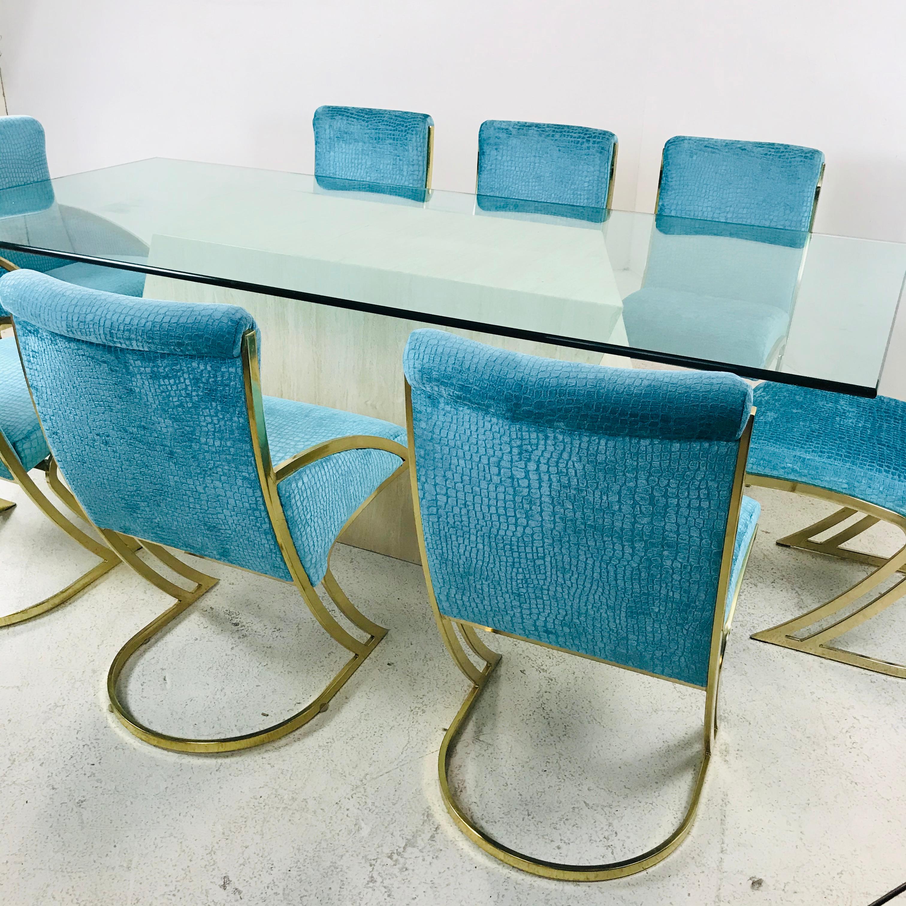 Set of 8 Pierre Cardin Dining Chairs 3