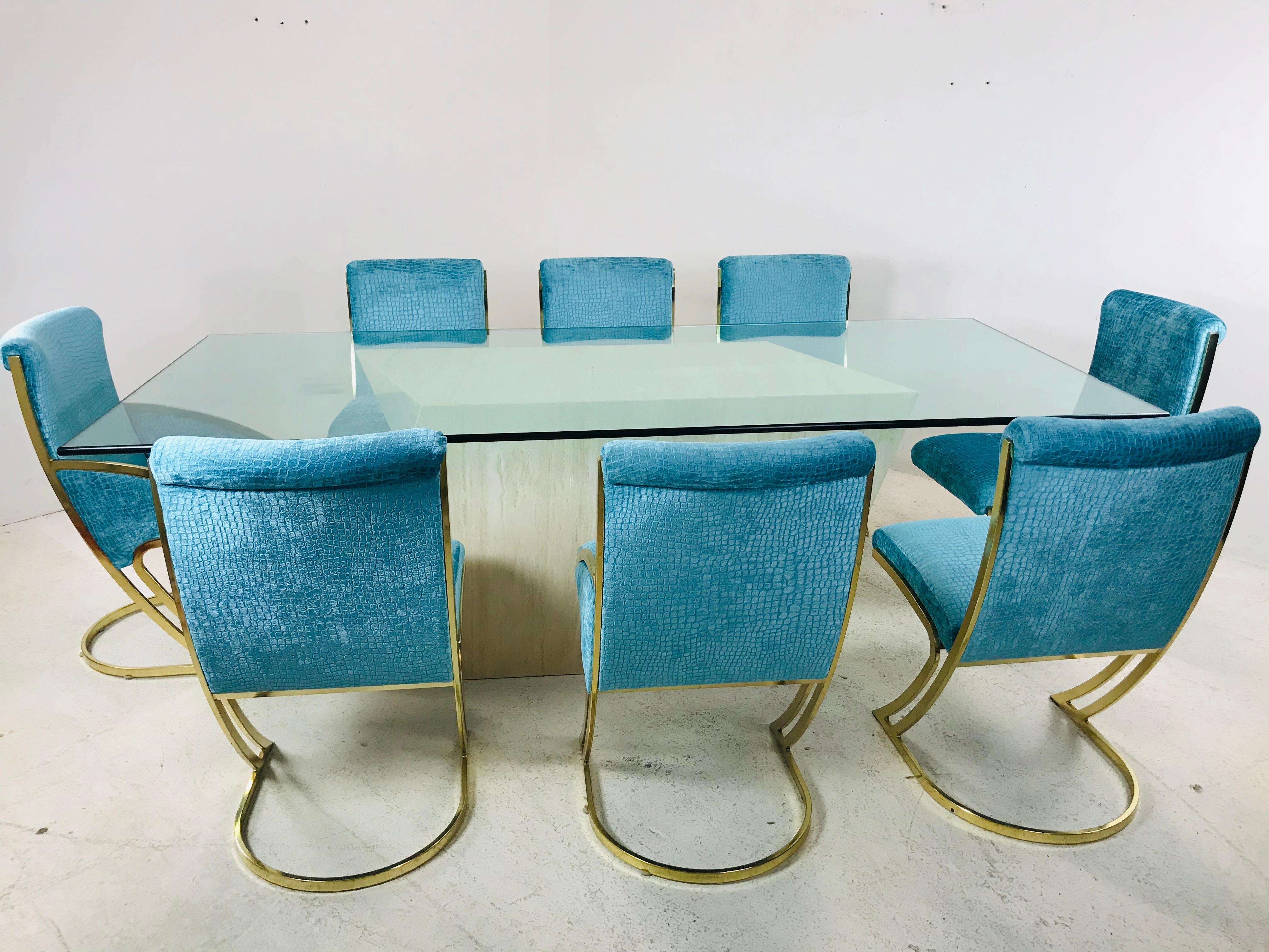 Set of 8 Pierre Cardin Dining Chairs 4