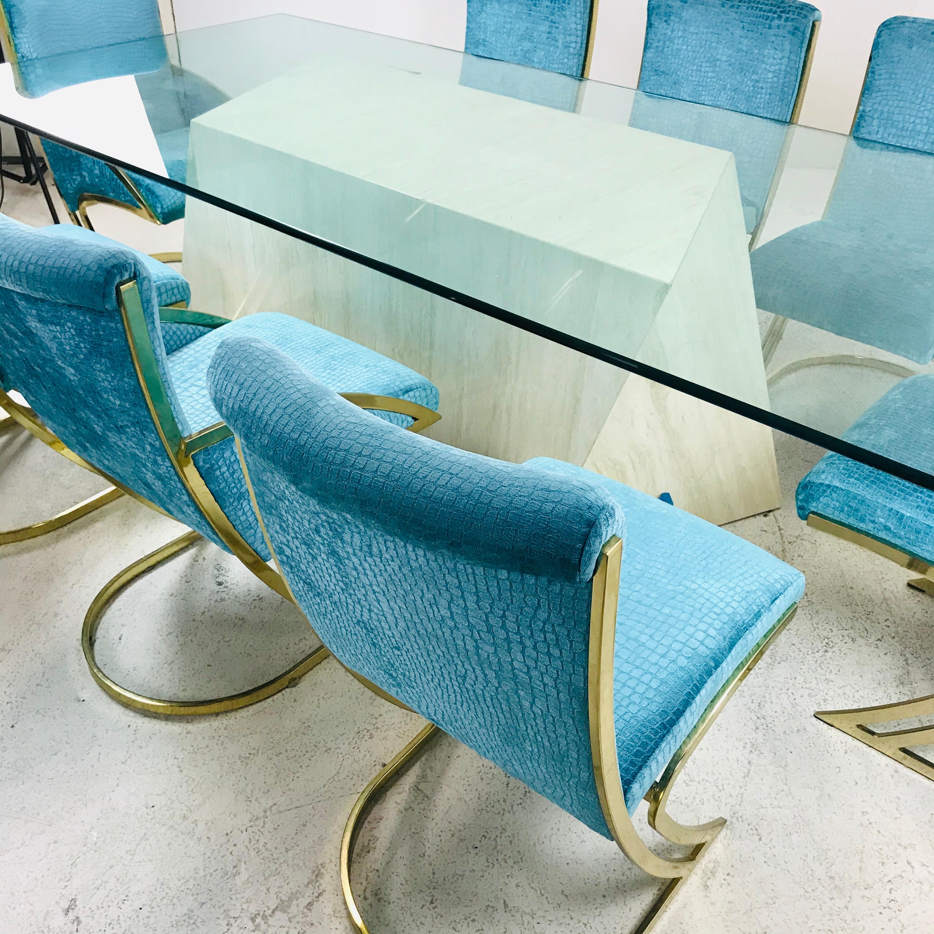 Set of 8 Pierre Cardin Dining Chairs 5