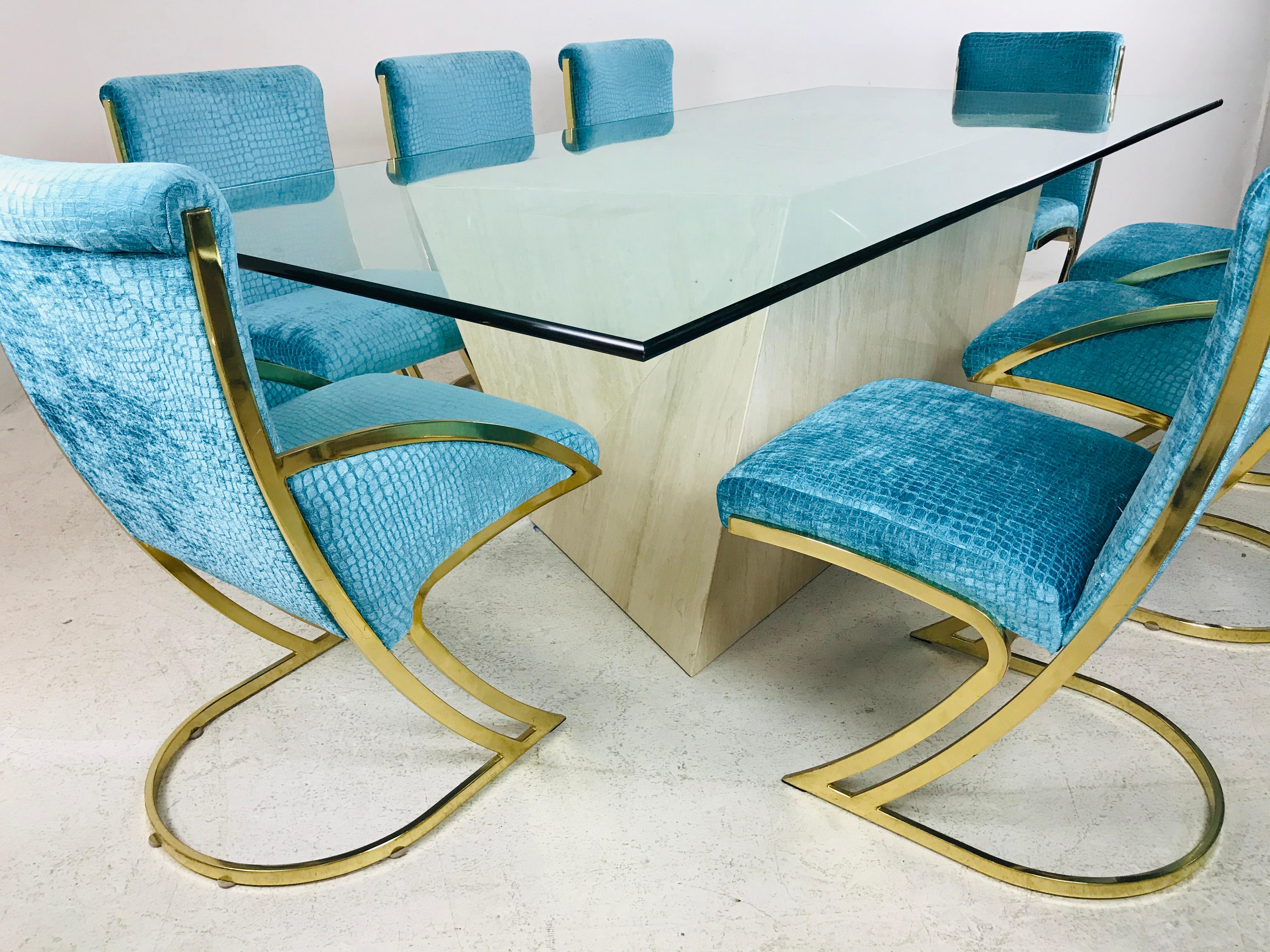 Set of 8 Pierre Cardin Dining Chairs 2