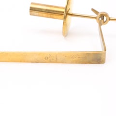 Set of 8 Pierre Forsell 'Skultuna' candle wall light  Sweden 1960 Signed