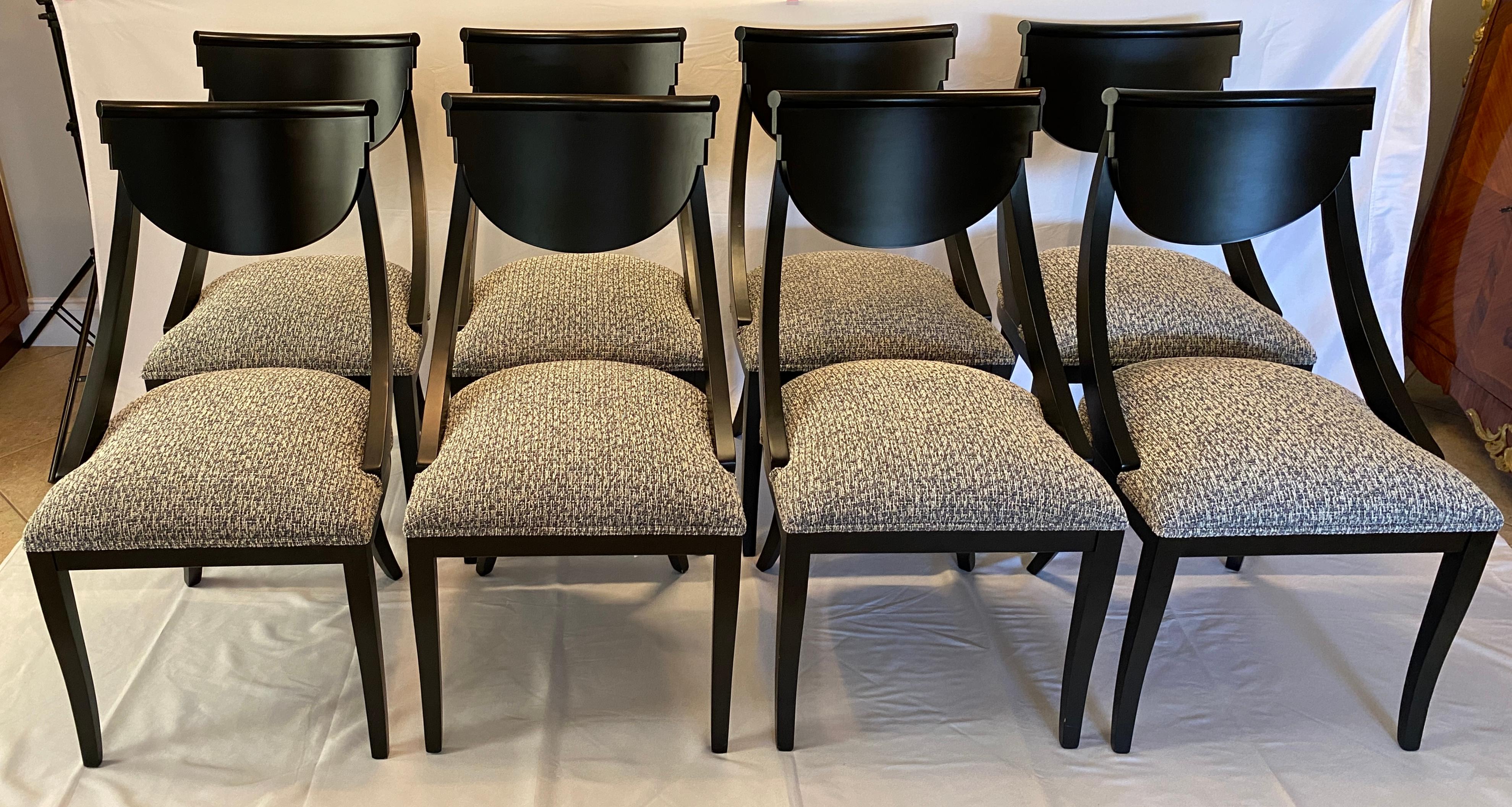 Pietro Costantini Set of 8 Custom Upholstered Dining Chairs 4