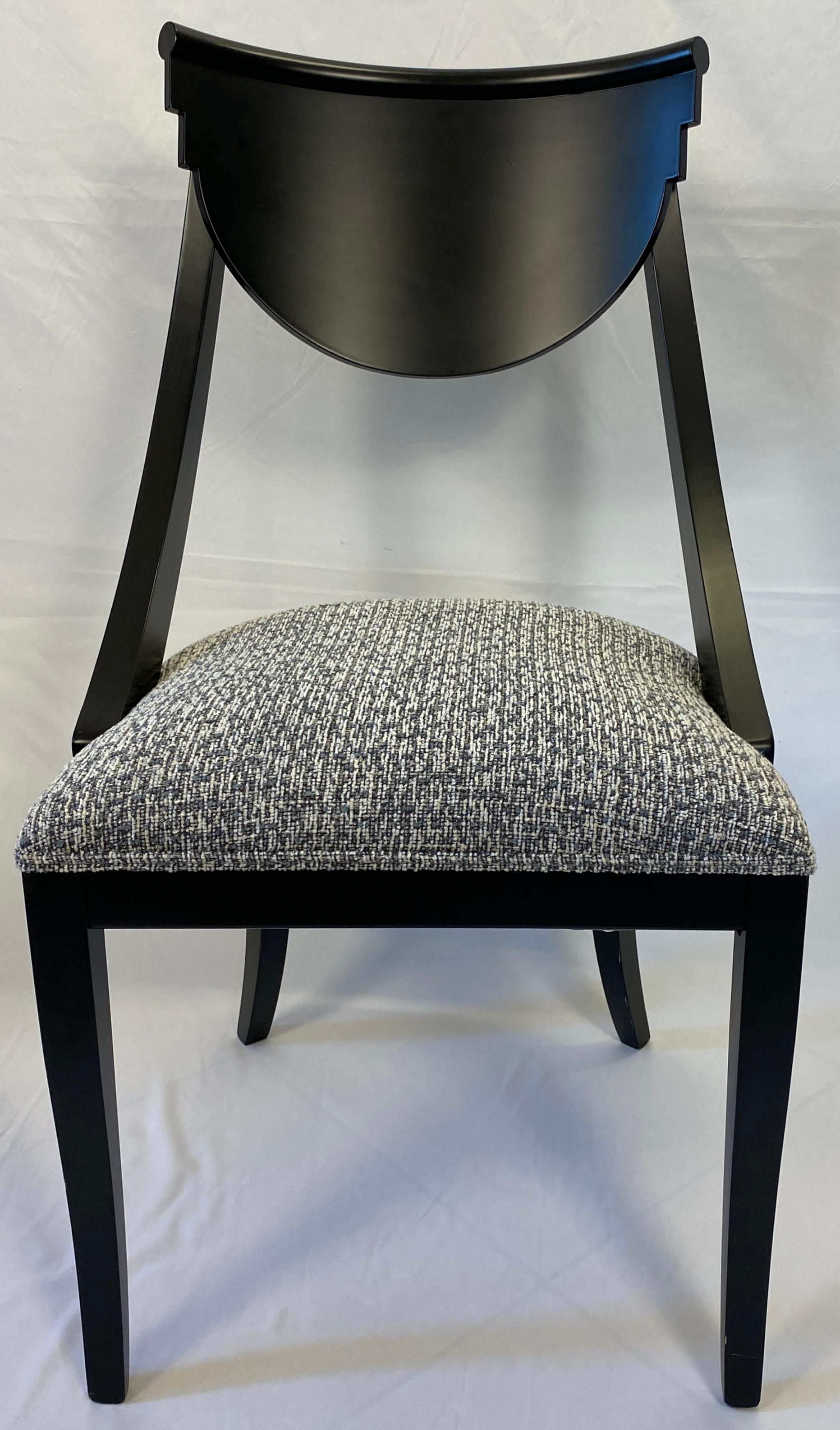 Modern Pietro Costantini Set of 8 Custom Upholstered Dining Chairs
