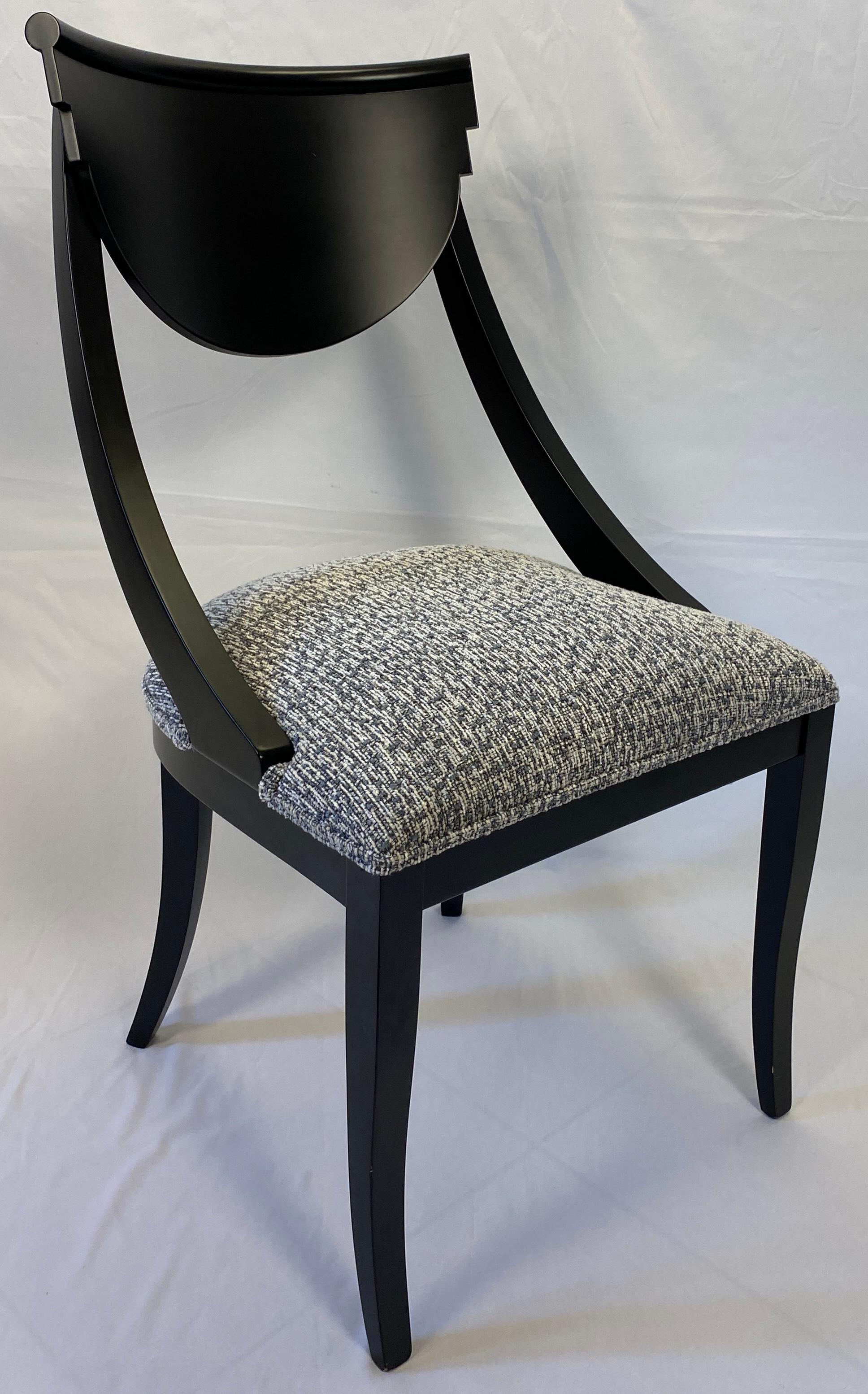 Italian Pietro Costantini Set of 8 Custom Upholstered Dining Chairs