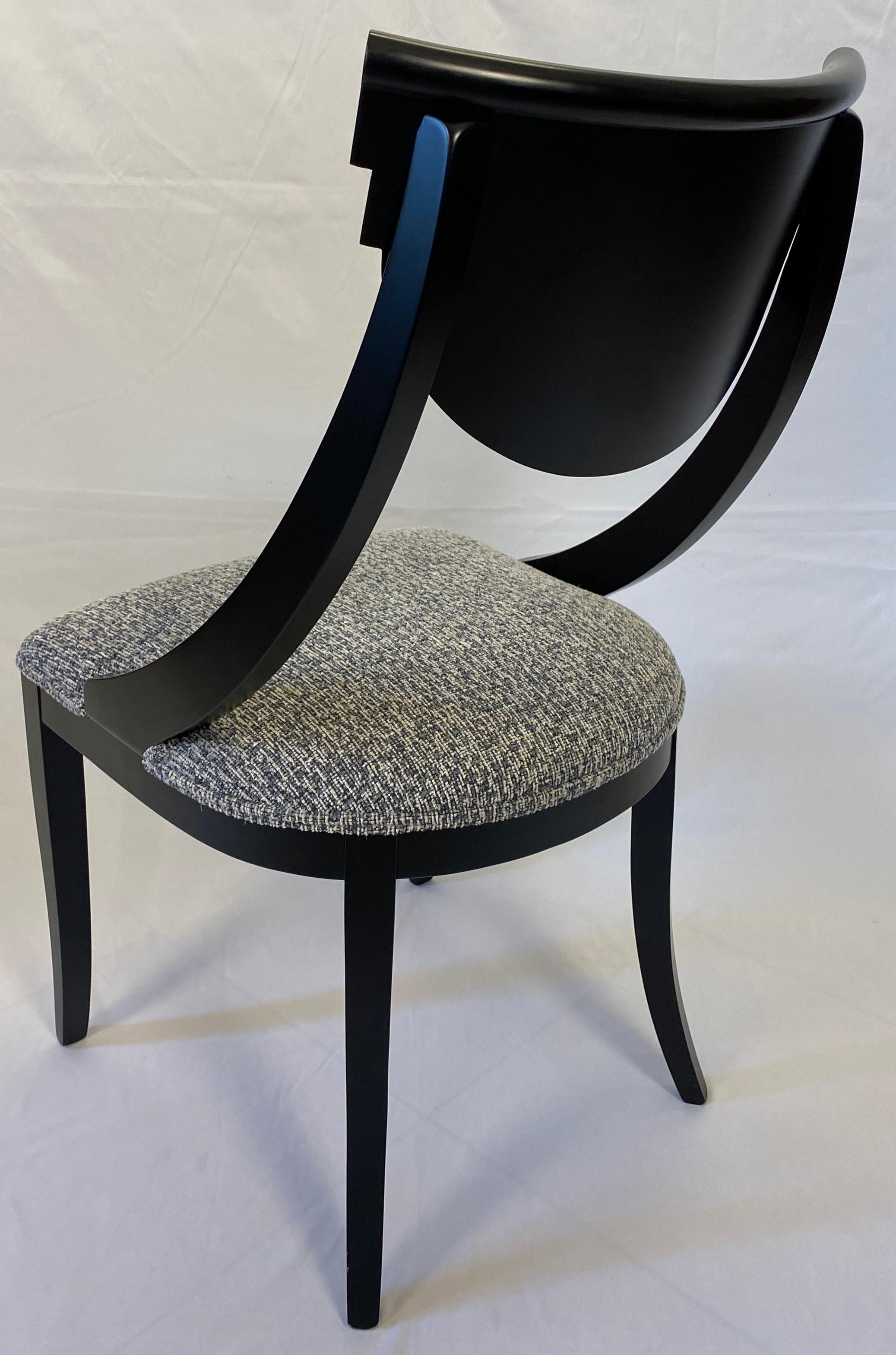 Fabric Pietro Costantini Set of 8 Custom Upholstered Dining Chairs