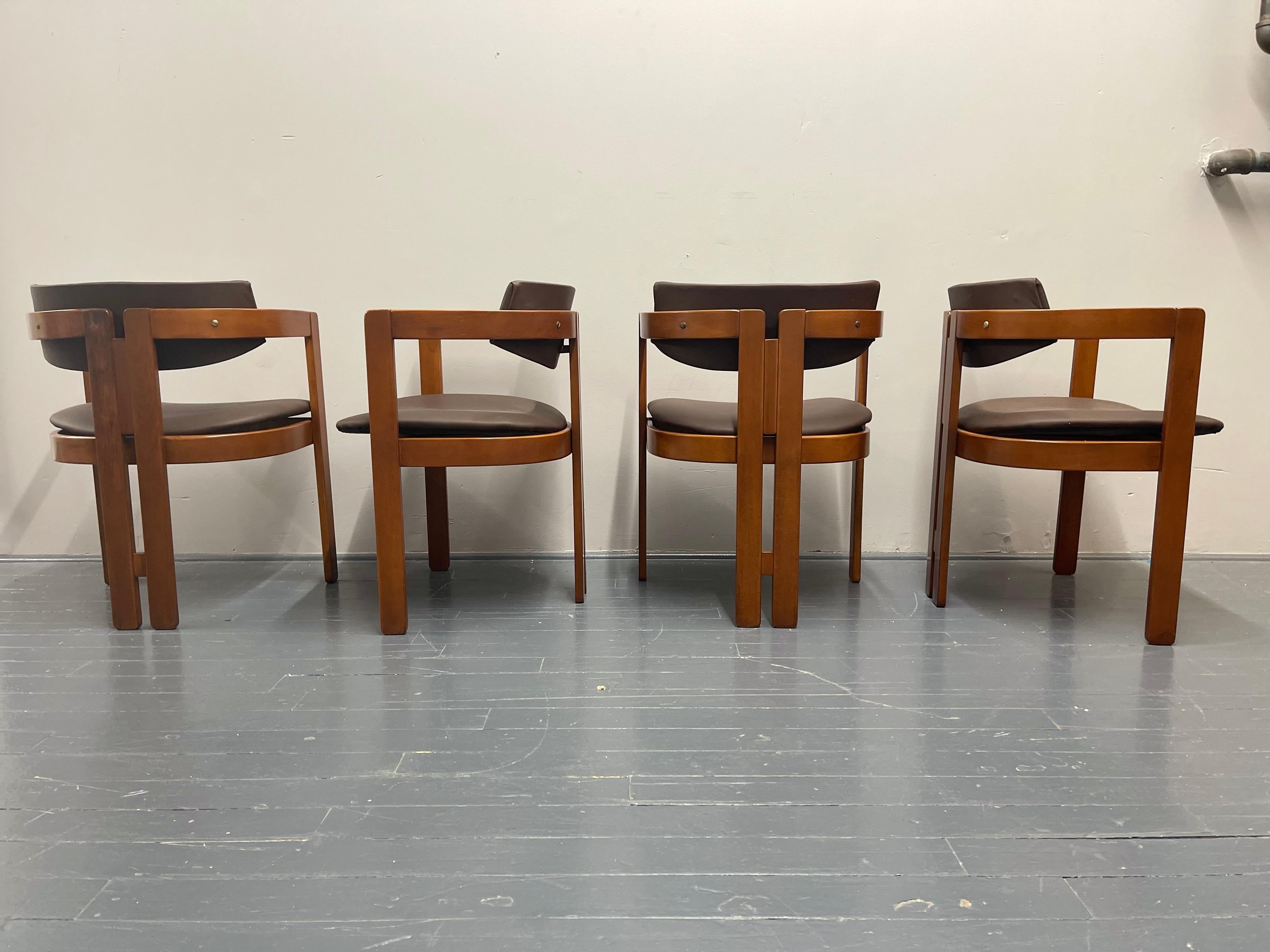 Set of 8 Pigreco Dining Chairs Design Tobia Scarpa for Gavina, 1970s 6