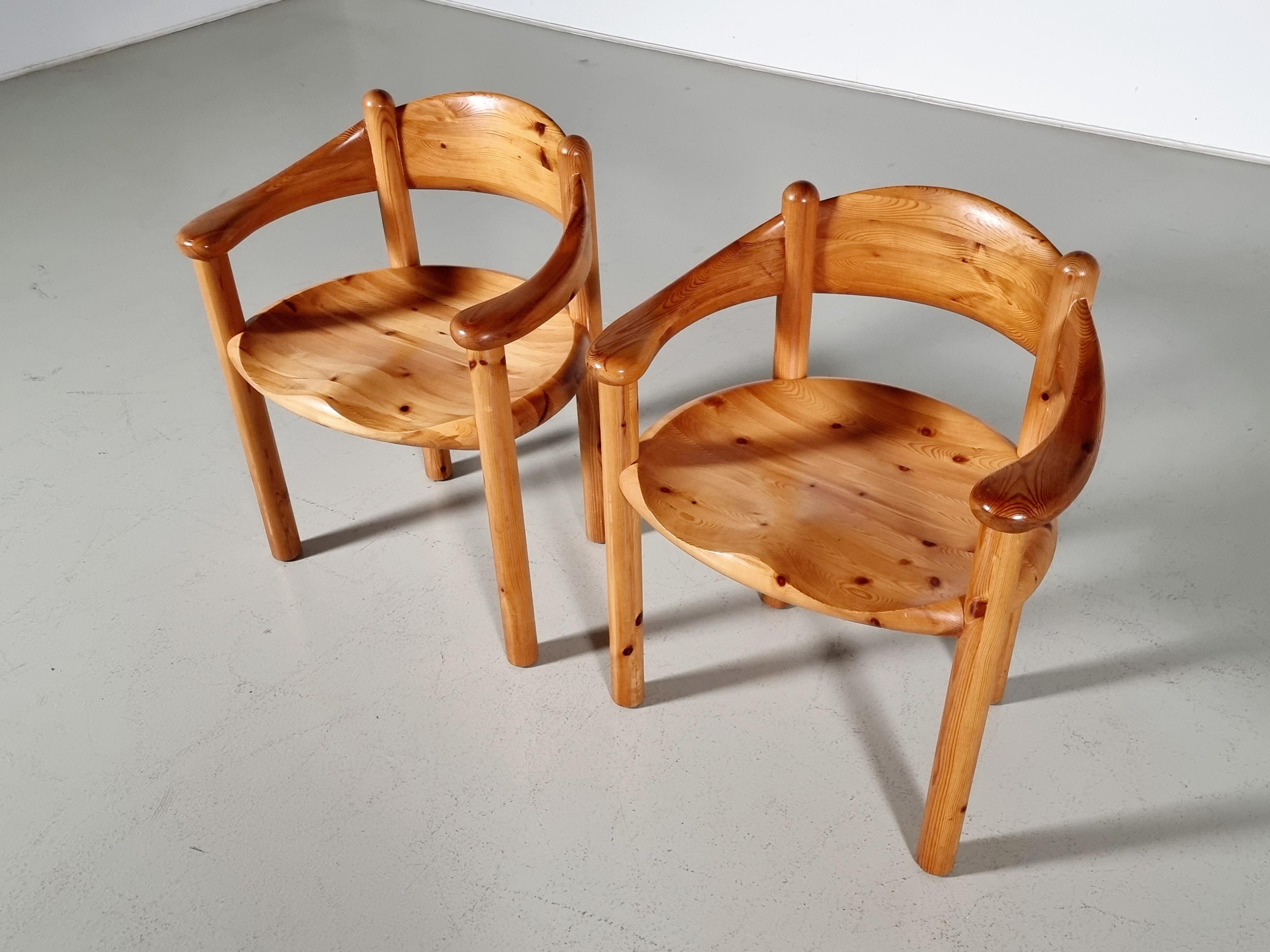 pine carver chairs