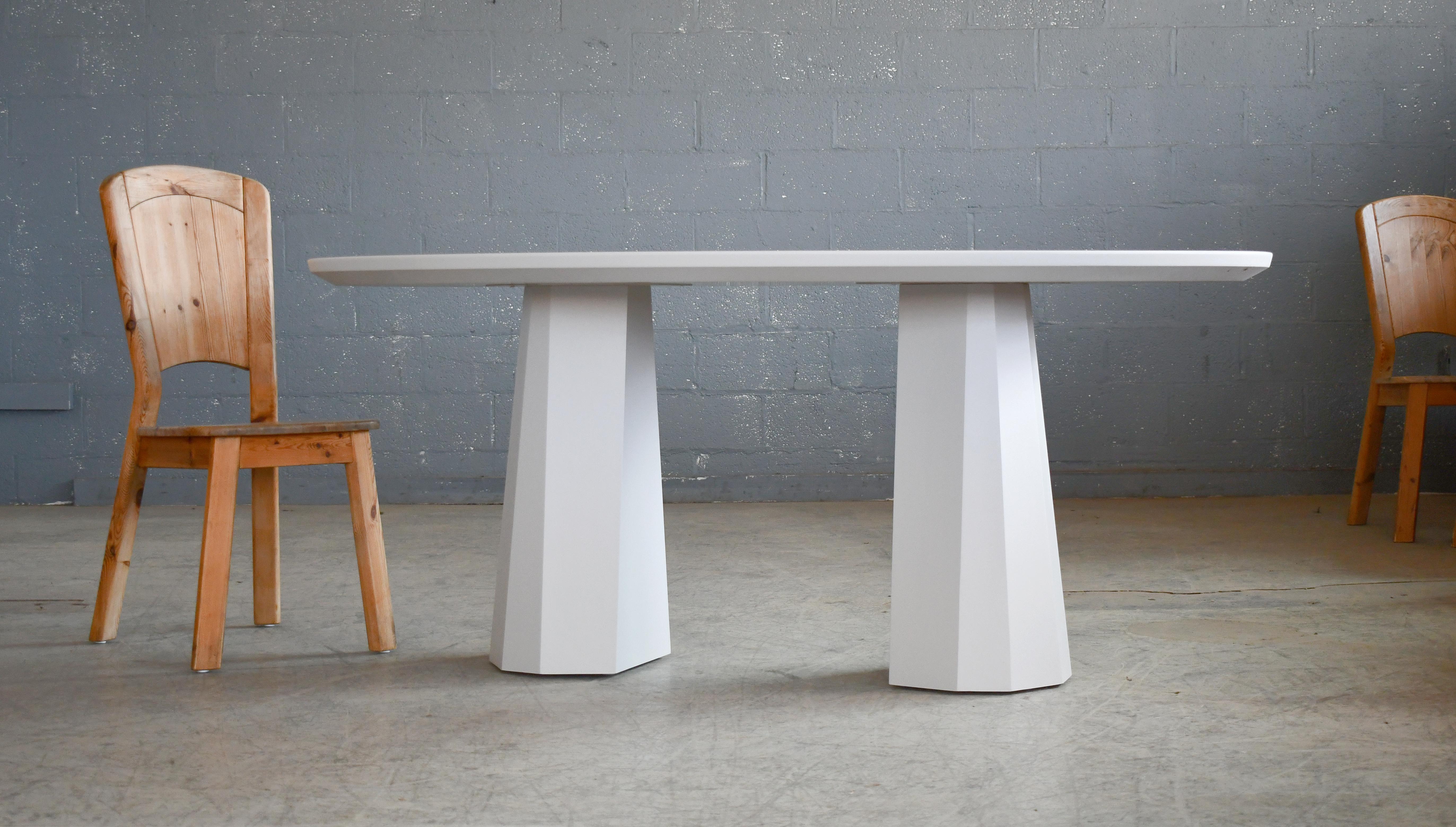 Set of 8 Pine Dining Chairs in the Style of Axel Einar-Hjorth, Carl Malmsten 3