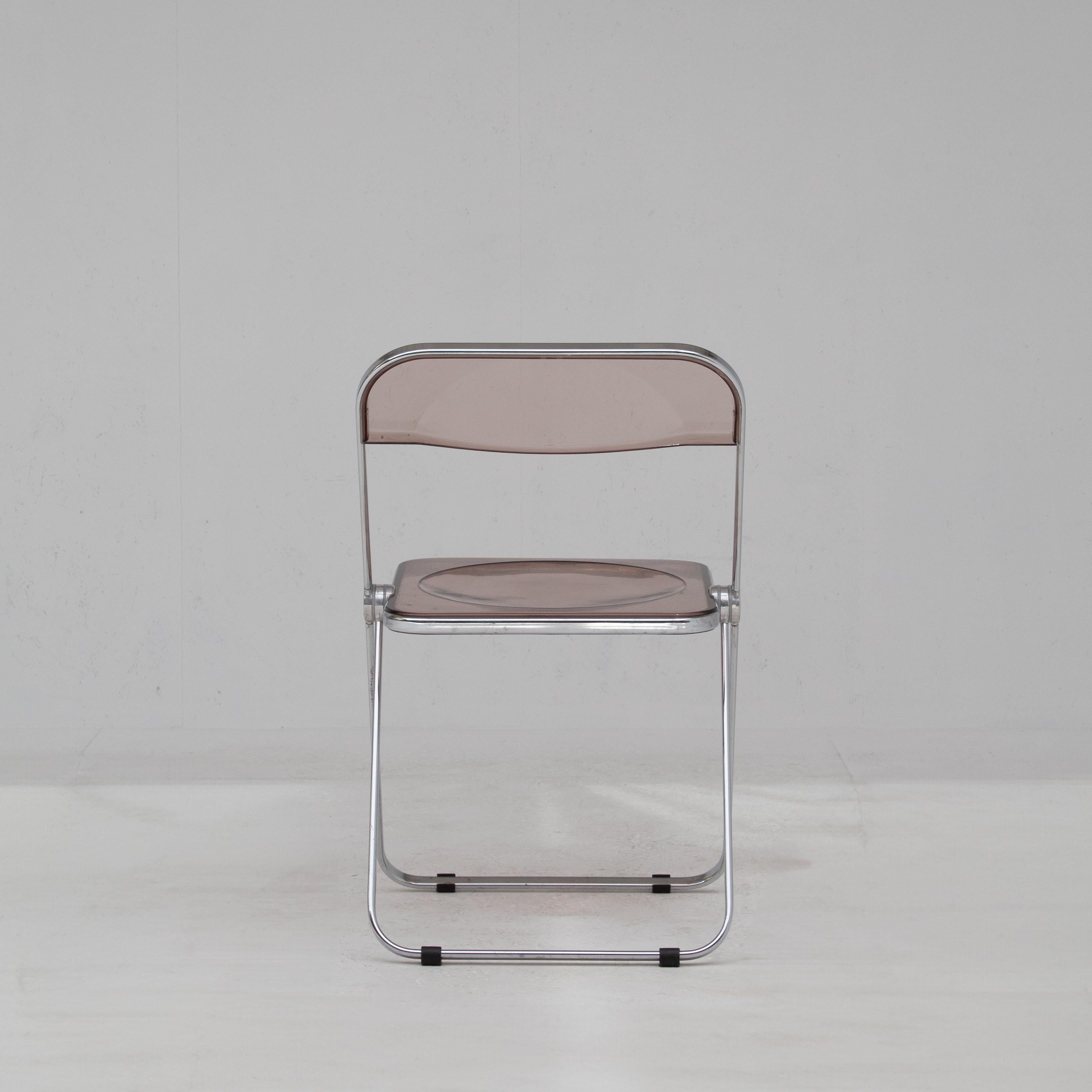 Conjunto de 8 sillas Plia de Giancarlo Piretti Moderno en venta
