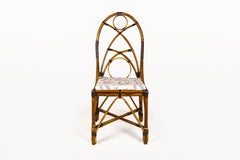 Set of 8 Rattan Dining Chair, Circa 1970, France