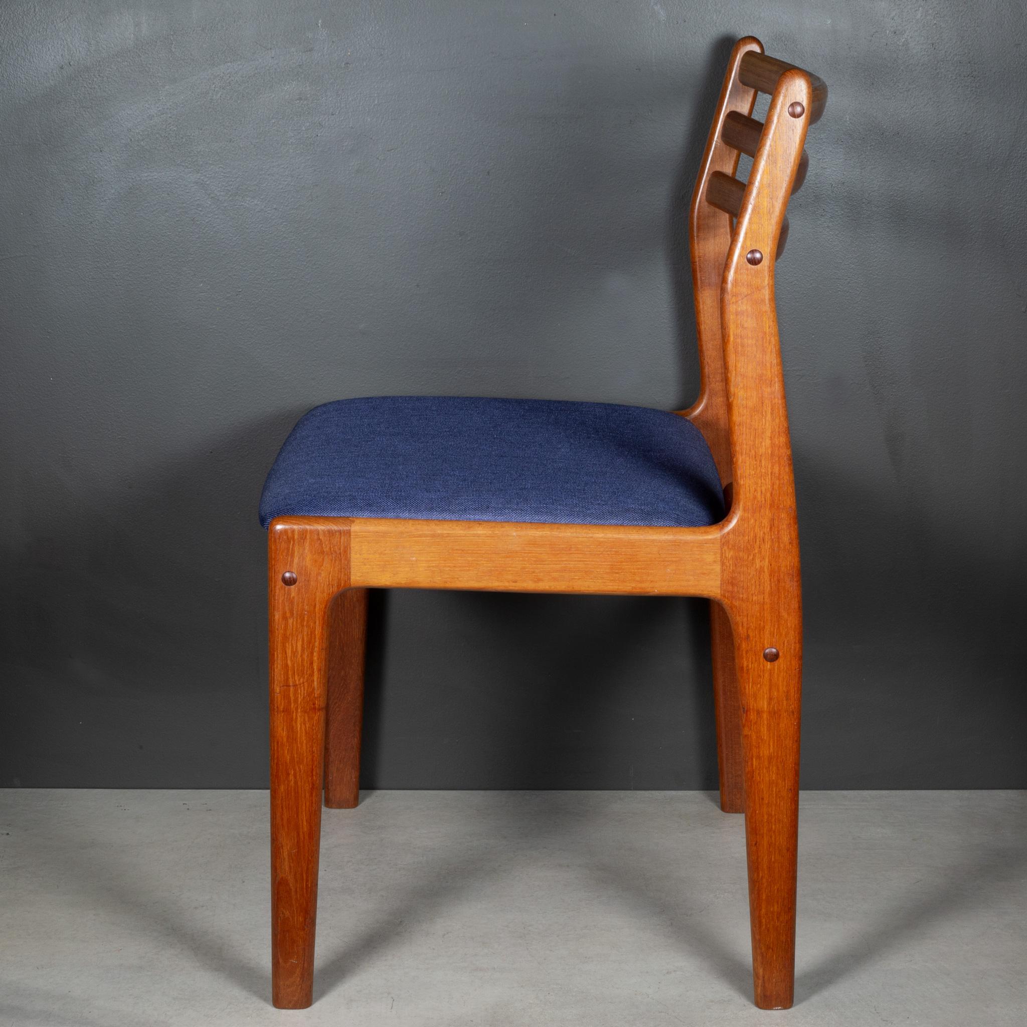 Mid-Century Modern Set of 8 Mid-century Danish Teak Dining Chairs c.1960 For Sale