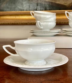 Set of 8 Rosenthal "Maria" Tea Cups and Saucers