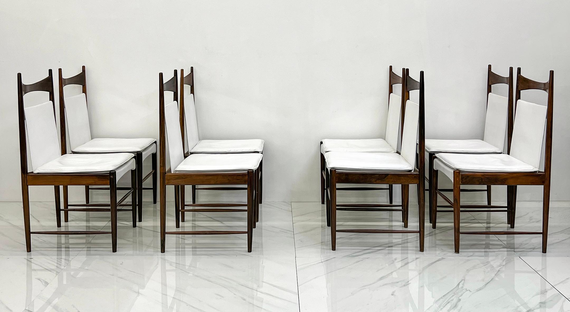 Step into the world of luxury and style with the Cantu dining chairs, a true masterpiece born from the brilliant mind of Sergio Rodrigues and crafted by the renowned Oca in Brazil in 1958. These chairs aren't just seating; they're an experience; a