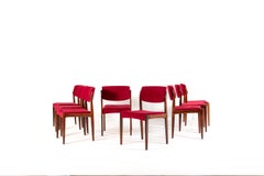 Set of 8 Rosewood Dining Chairs by H.W. Klein for Bramin, 1960s