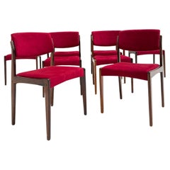 Set of 8 Rosewood Dining Chairs by H.W. Klein for Bramin, 1960s