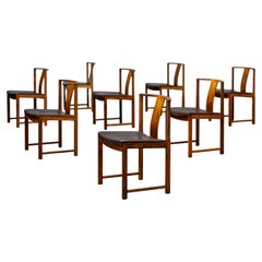 Lot de 8 chaises de salle à manger en bois de rose « Steen Eiler Rasmussen », fabriquées à Søborg, au Danemark, dans les années 1960