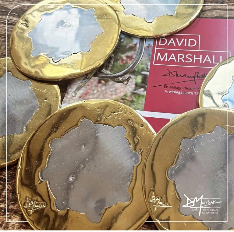Gift Base Sottobicchieri Lucidi 'I'M A Lamantino' - Set Da 4, Quadrati 9x9 Cm, Con Supporto Rigido, Design Originale - 4