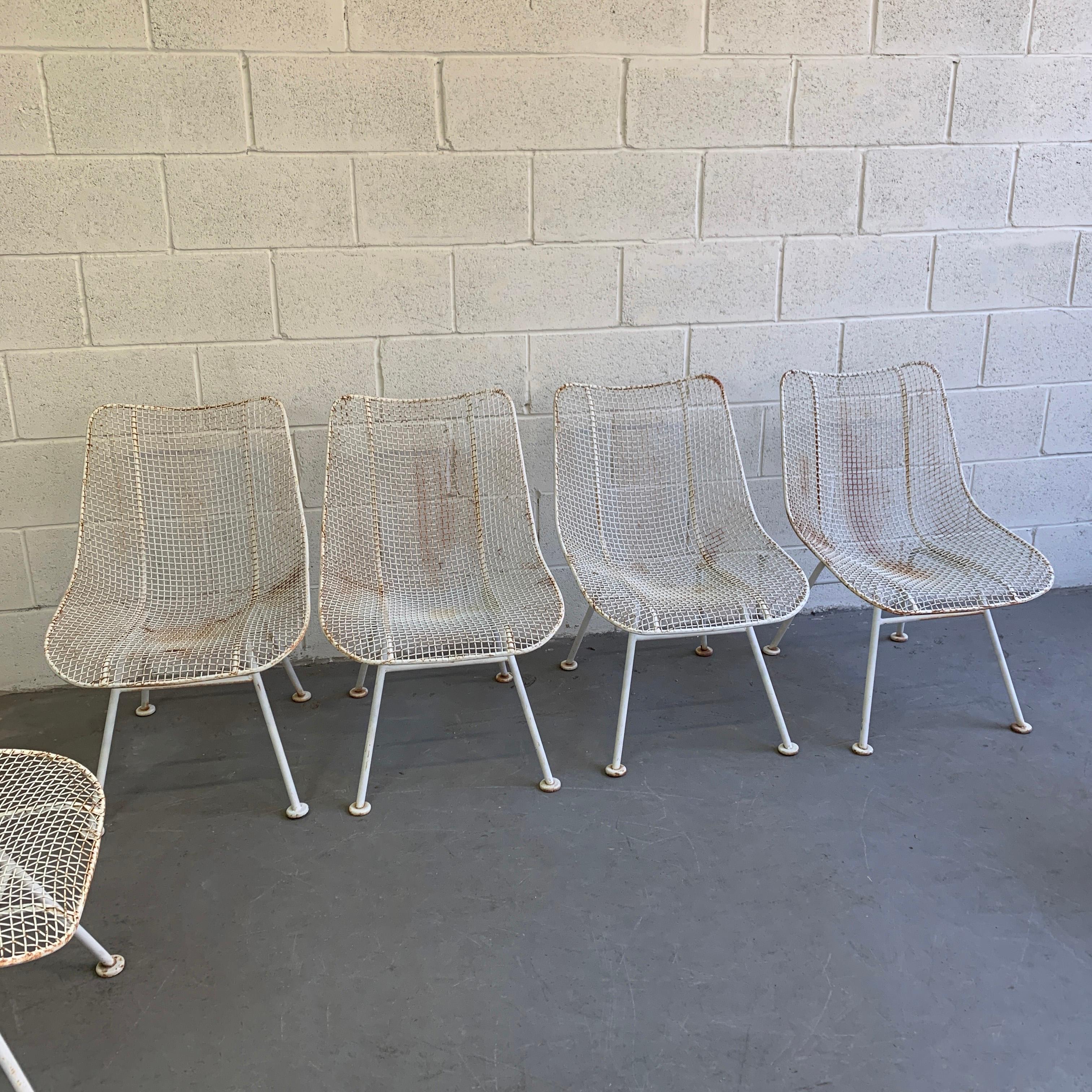 20th Century Set of 8 Russell Woodard Sculptura Side Chairs