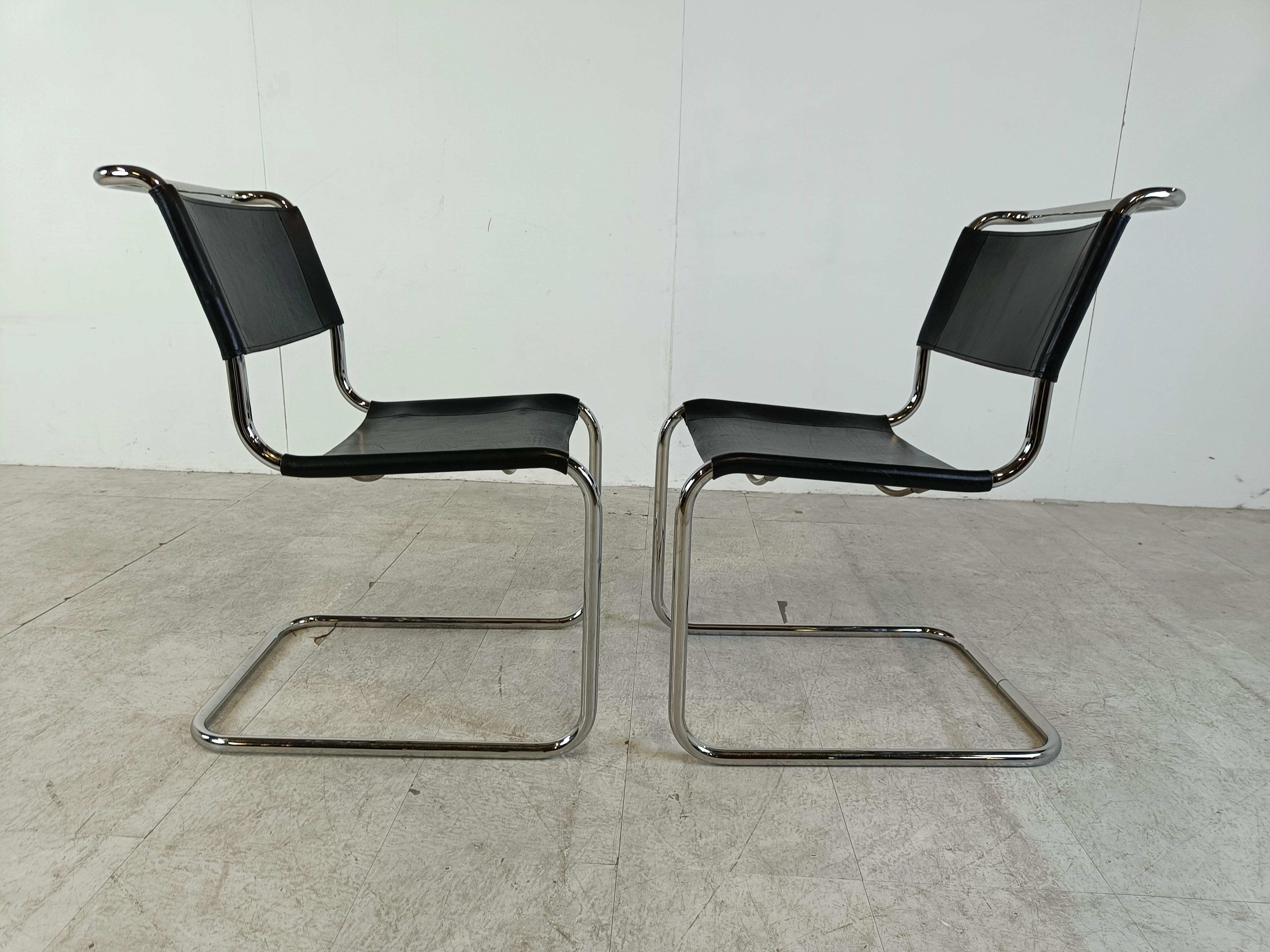 Set of 8 S33 dining chairs by Mart Stom for Thonet, 1970s  3