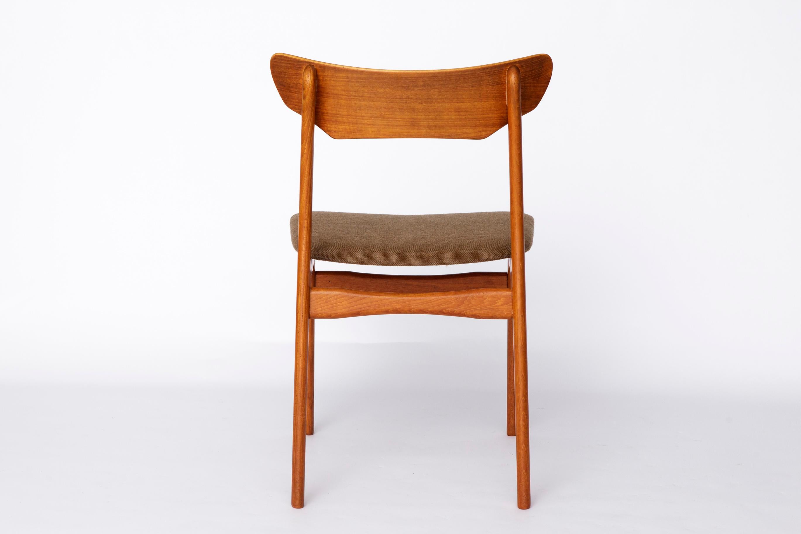 Fine XX secolo Set di 8 sedie Schiønning & Elgaard - Design danese degli anni '60 per HS Møbler, teak in vendita