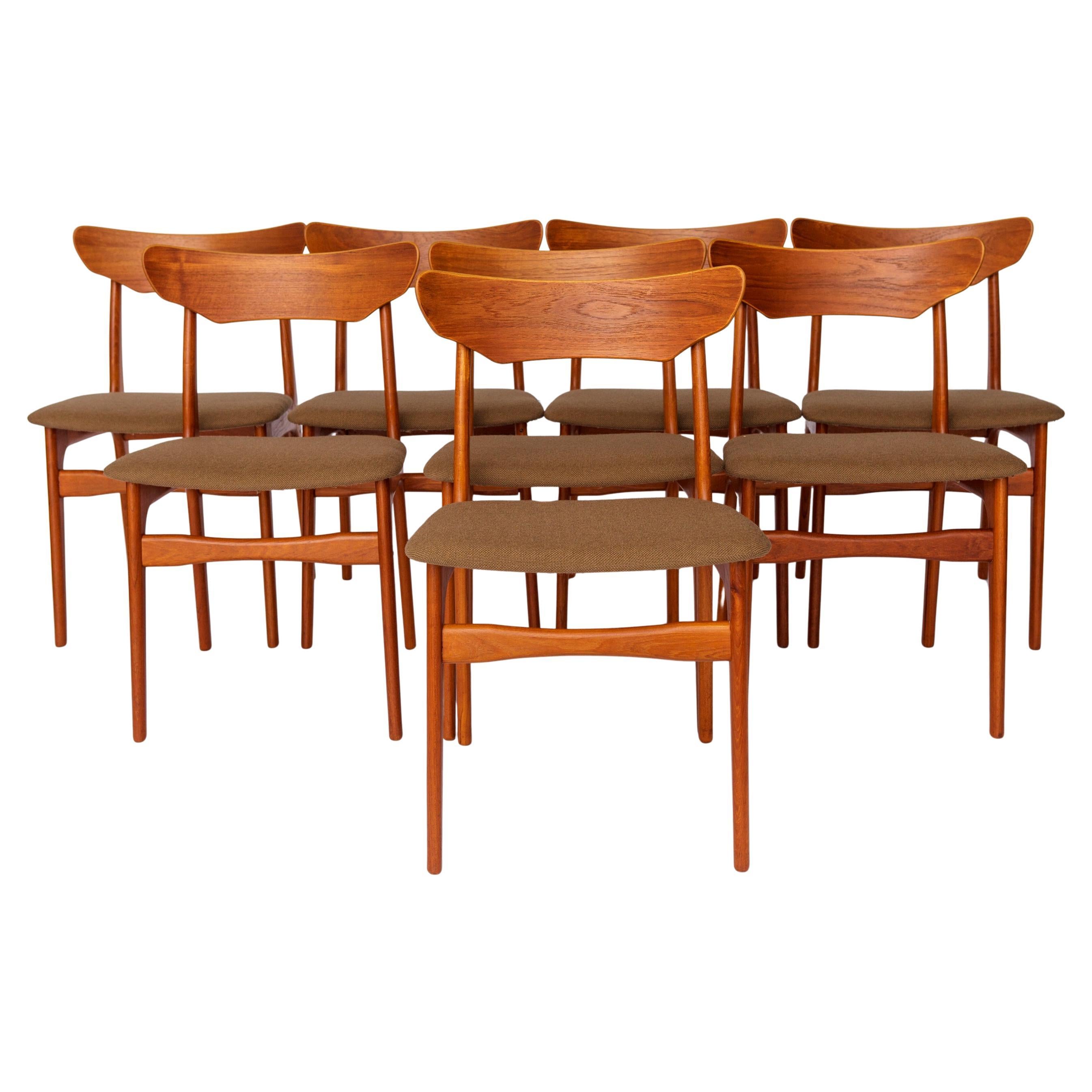Set di 8 sedie Schiønning & Elgaard - Design danese degli anni '60 per HS Møbler, teak