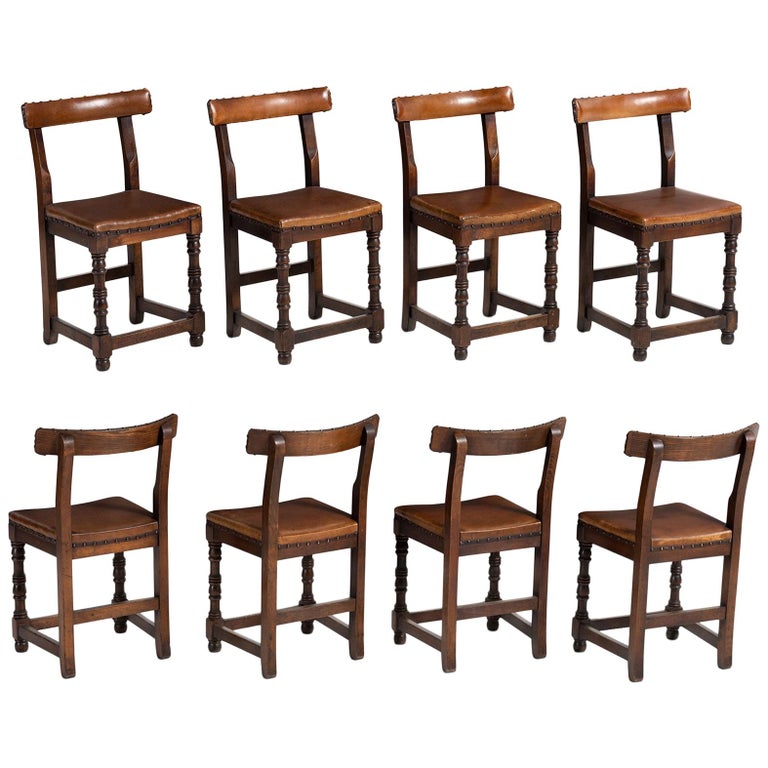 Set of '8' School Chairs at 1stDibs school chairs for sale, rolling