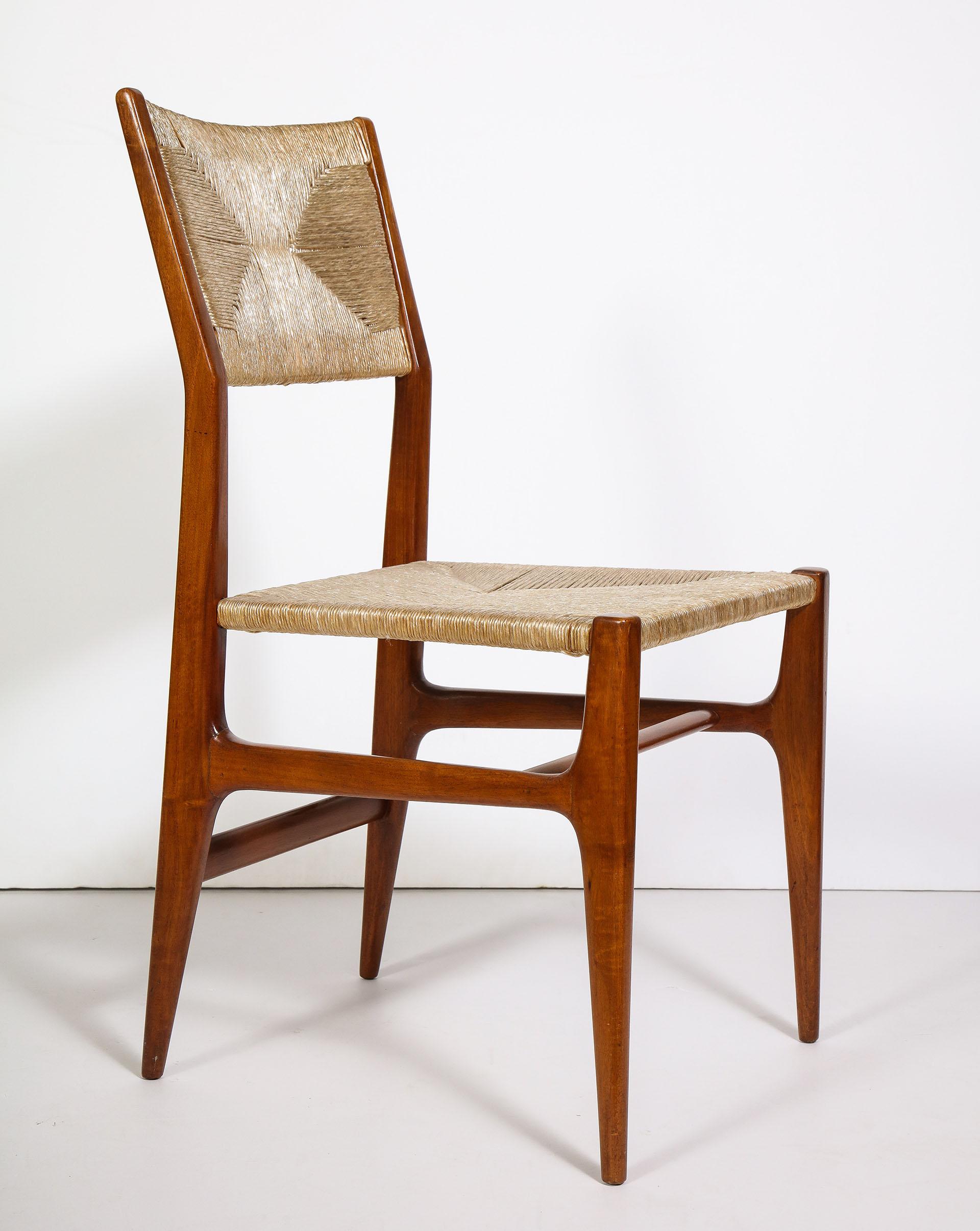 Set of 8 Side Chairs by Gio Ponti for M. Singer & Sons 8