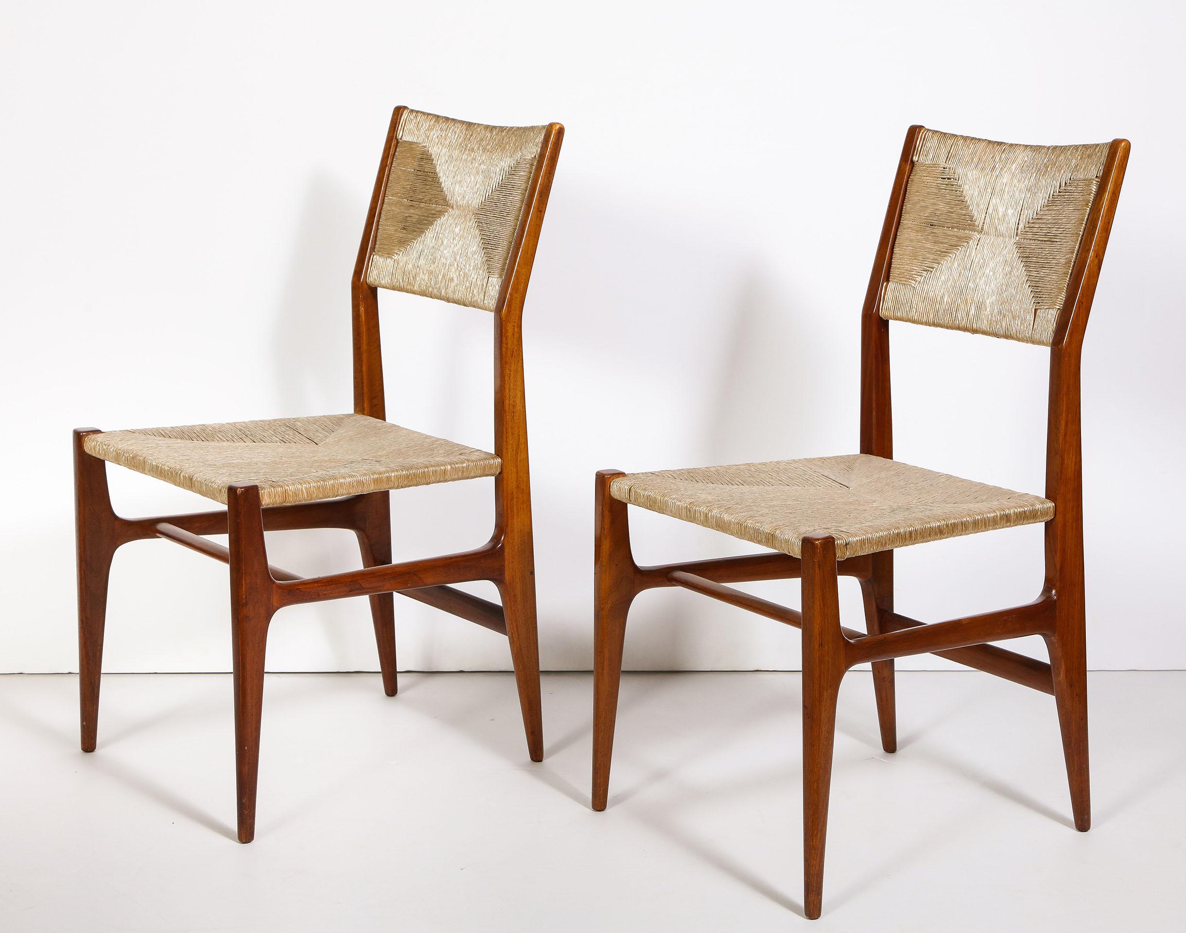 Set of 8 Side Chairs by Gio Ponti for M. Singer & Sons In Good Condition In New York, NY