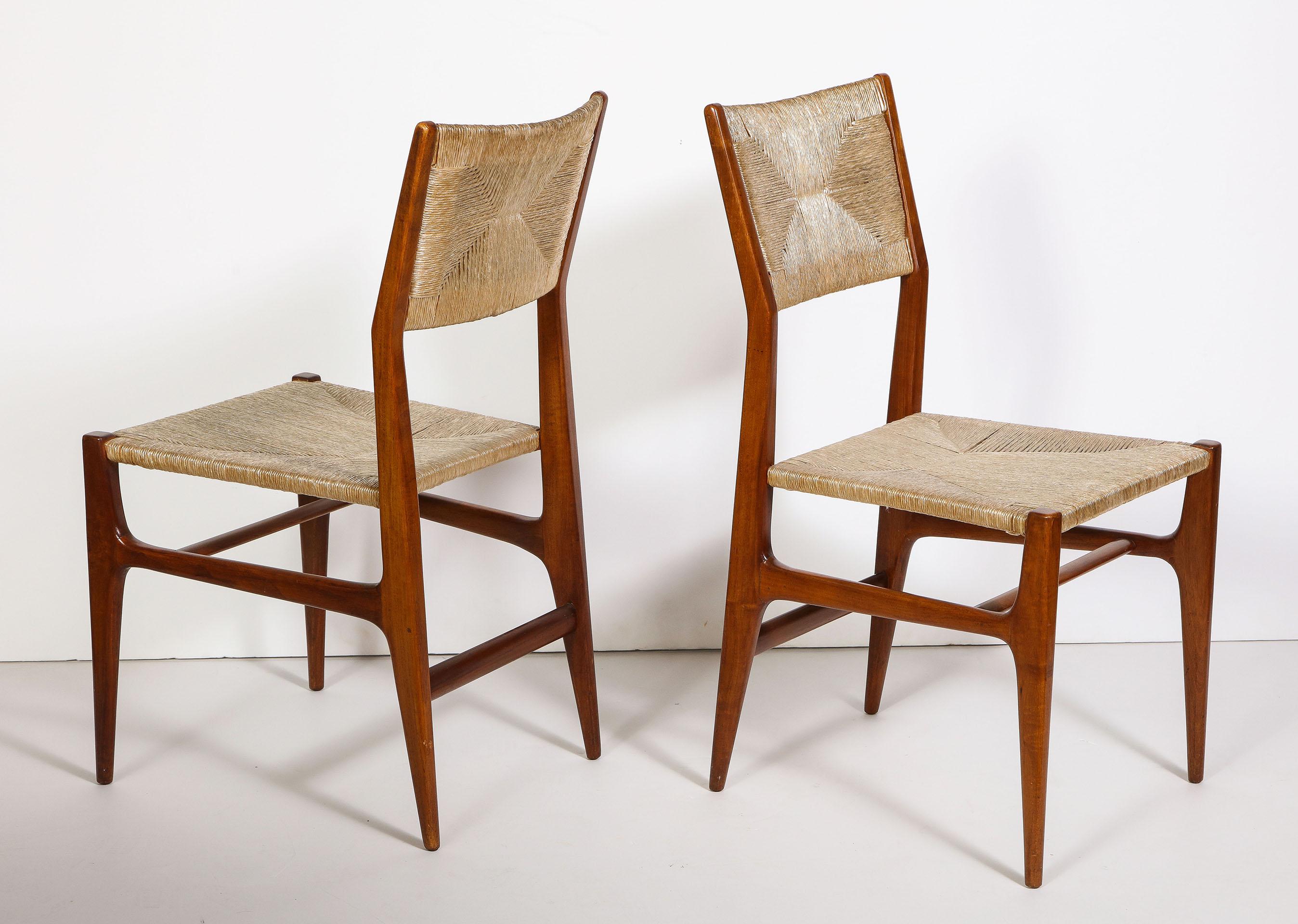 Set of 8 Side Chairs by Gio Ponti for M. Singer & Sons 1