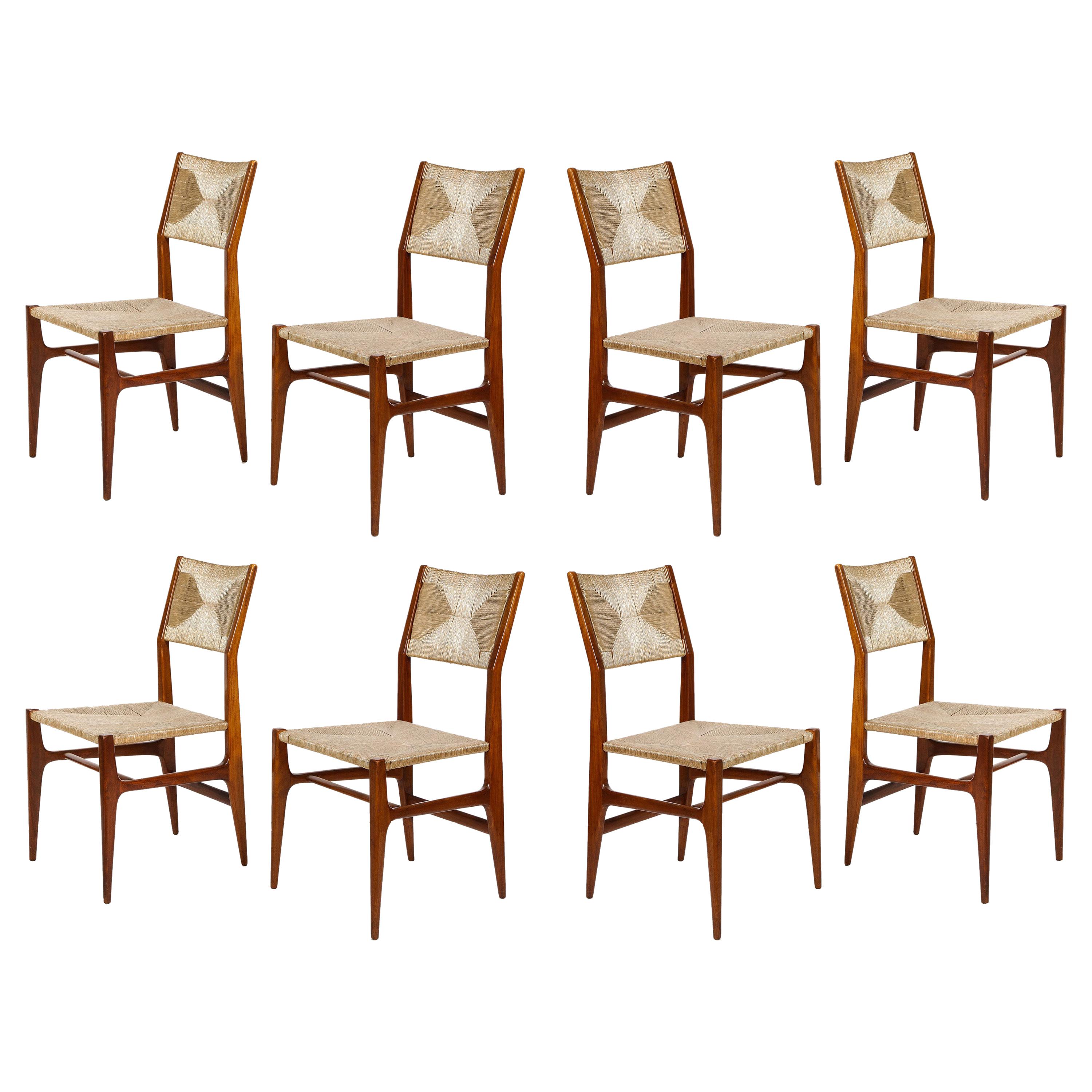 Set of 8 Side Chairs by Gio Ponti for M. Singer & Sons