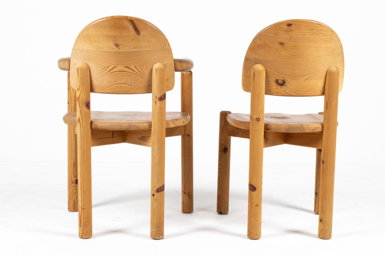 Set of '8' Solid Pine Dining Chairs by Rainer Daumiller for Hirtshals Sawmill For Sale 4
