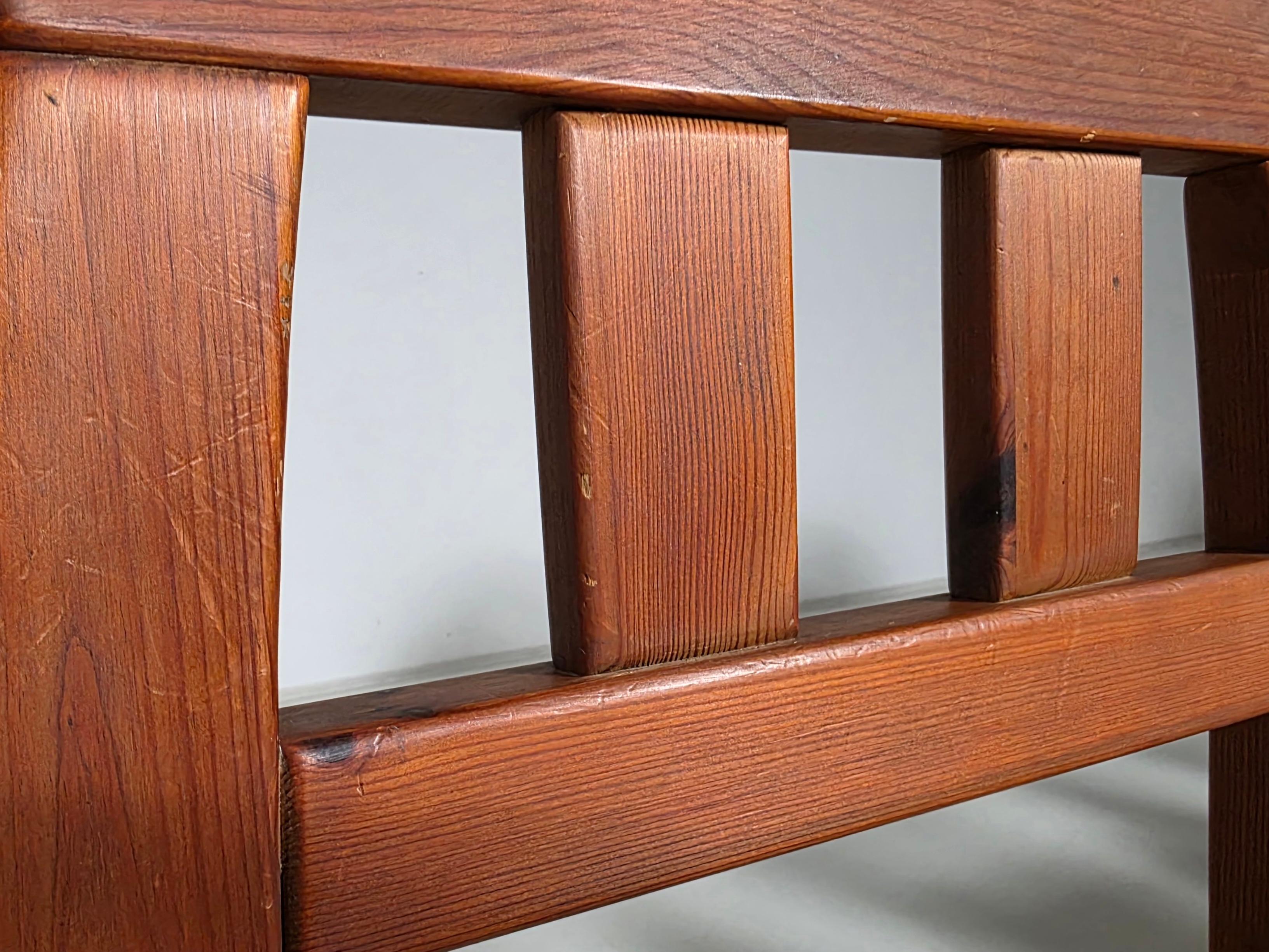 Set di 8 sedie da pranzo in legno di pino massiccio di Wasa Mobel Germania, anni '70 in vendita 5