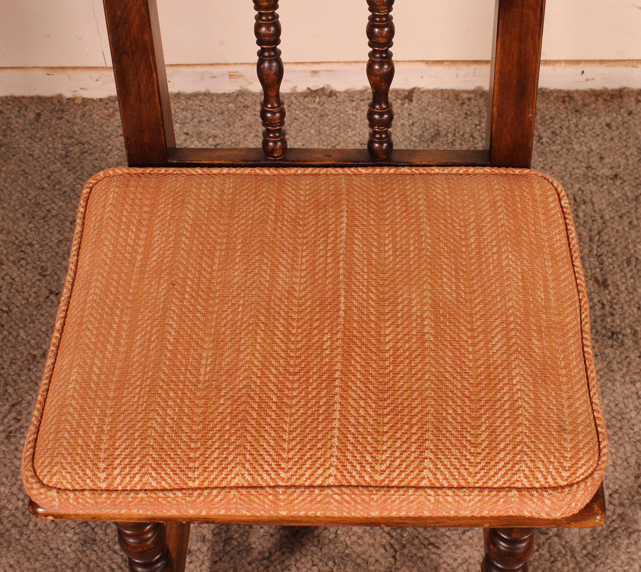 Set Of 8 Spanish Chairs In Beech 1