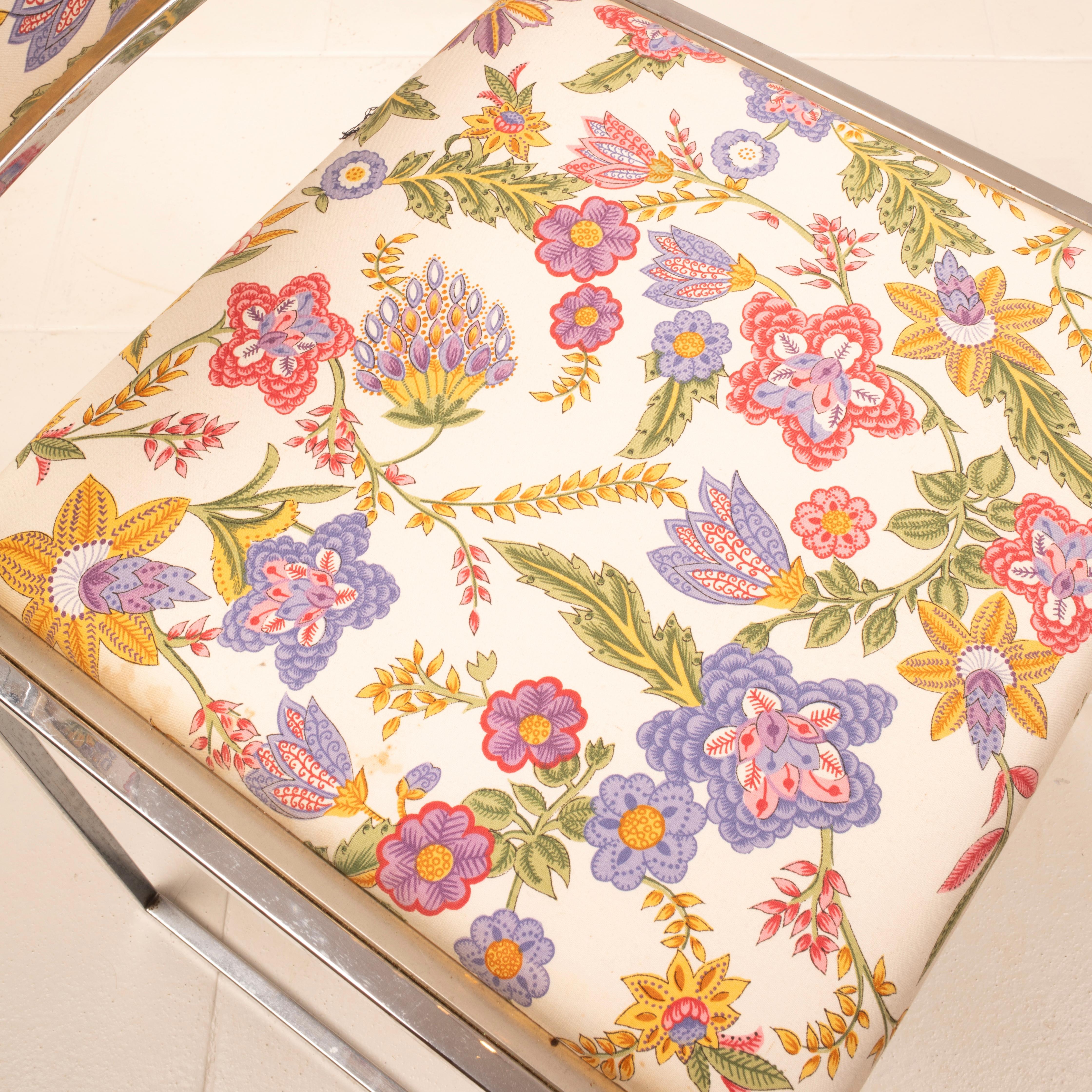 Satz von 8 SQ-AL Esszimmerstühlen von Willy Rizzo für Maison Willy Rizzo 1970 Satz von 6 im Angebot 11