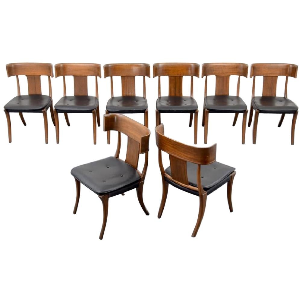 Set of 8 Stewart & Macdougall Neoclassical Klismos Dining Chairs