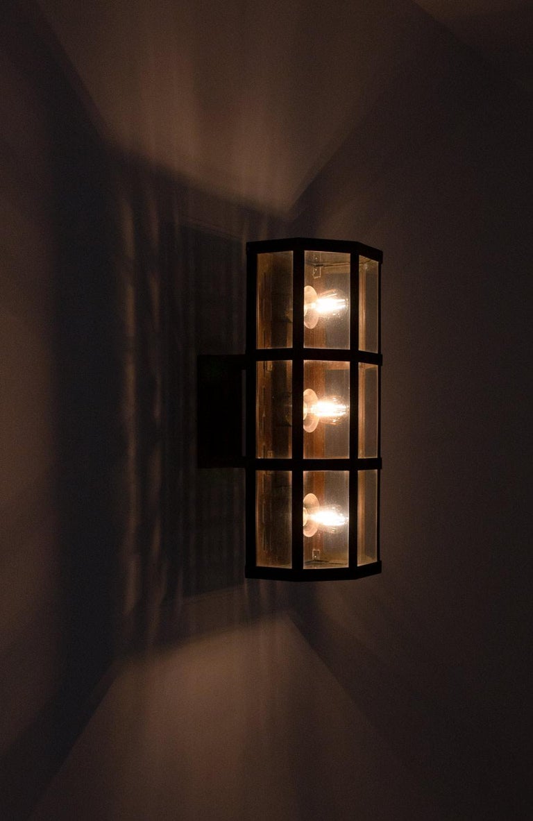 high end outdoor wall lights on Set Of 8 Swedish Midcentury Outdoor Wall Lamps In Copper By Borens For Sale At 1stdibs