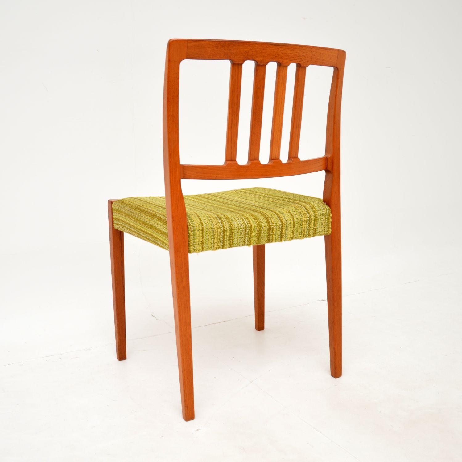 Set of 8 Swedish Teak Vintage Dining Chairs by Nils Jonsson 3
