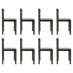 Satz von 8 Stühlen aus Talgrüner Eiche von Kann Design