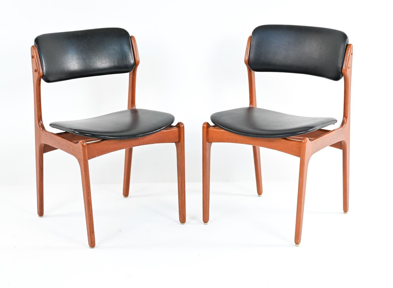 Danish Set of '8' Teak Dining Chairs by Erich Buch for Oddense Maskinsnedikeri