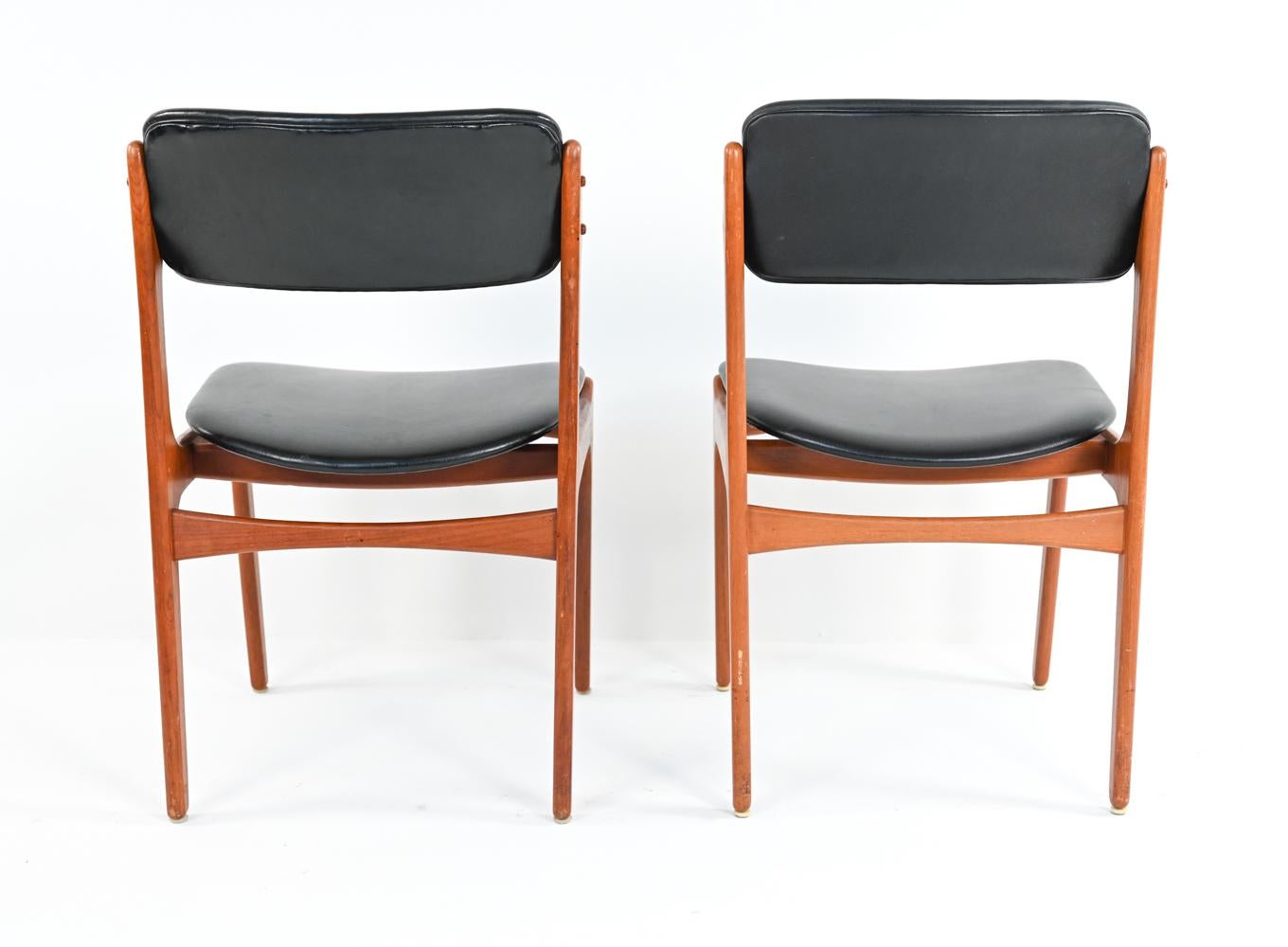 Set of '8' Teak Dining Chairs by Erich Buch for Oddense Maskinsnedikeri 1