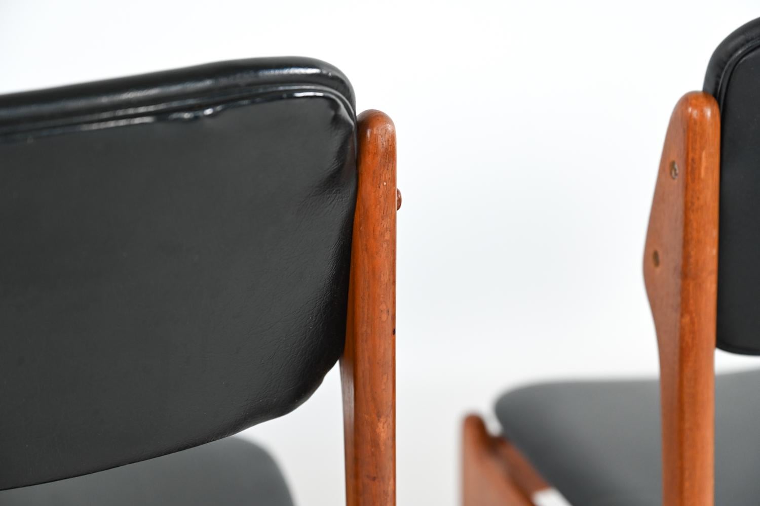 Set of '8' Teak Dining Chairs by Erich Buch for Oddense Maskinsnedikeri 2