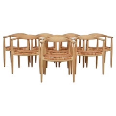 Set of 8 “the Chair” by Hans Wegner for PP Mobler