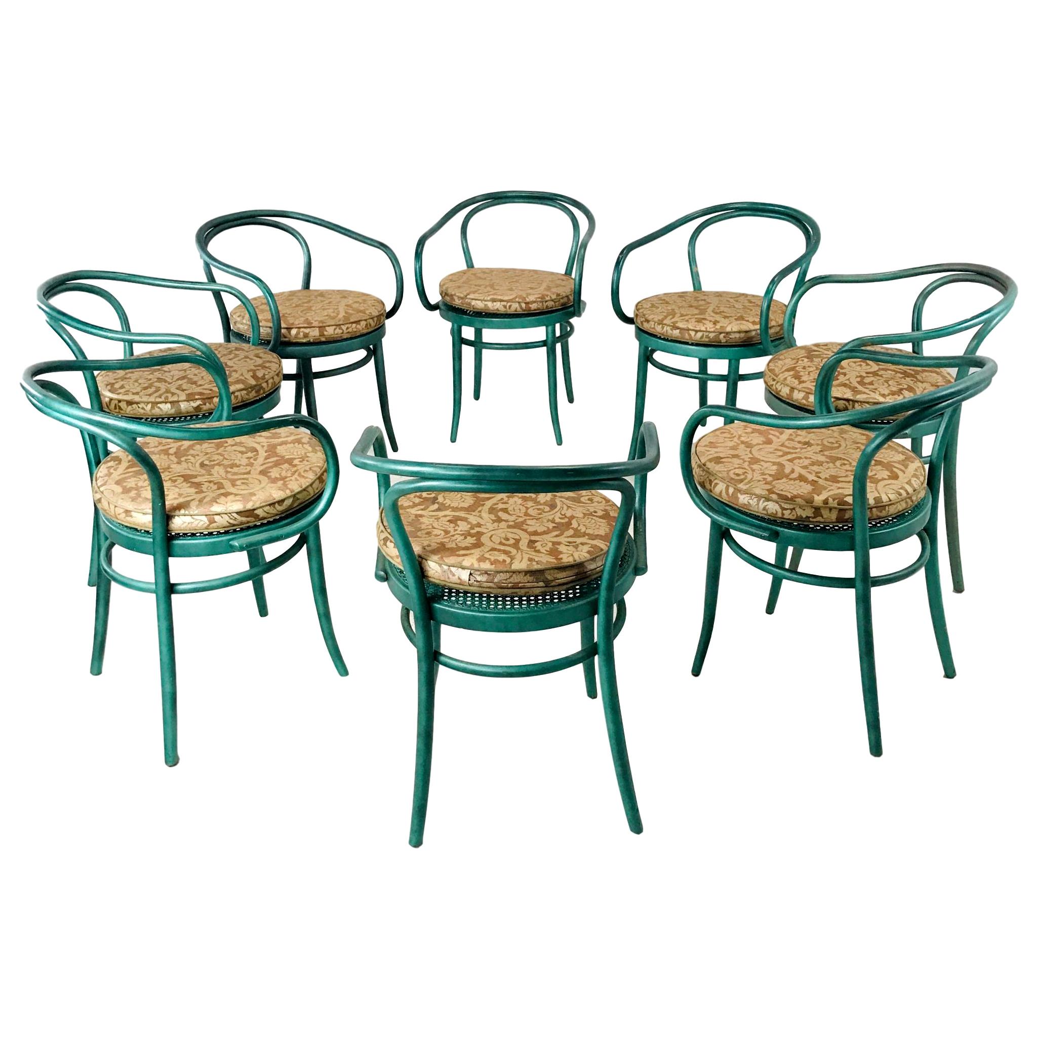 Set of 8 Thonet Bentwood Dining Chairs