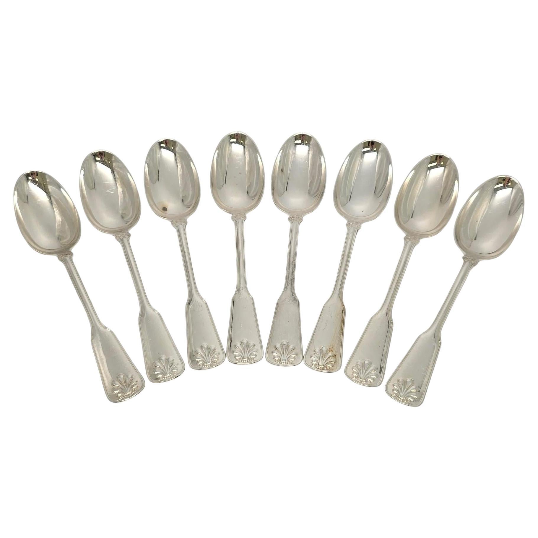 Set di 8 cucchiai da minestra ovali in argento 925 Tiffany & Co.
